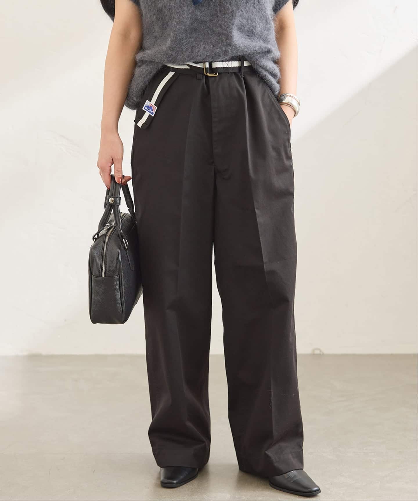 別注【BURK / バーク】for JS ベルトツキチノパンツ（チノパンツ