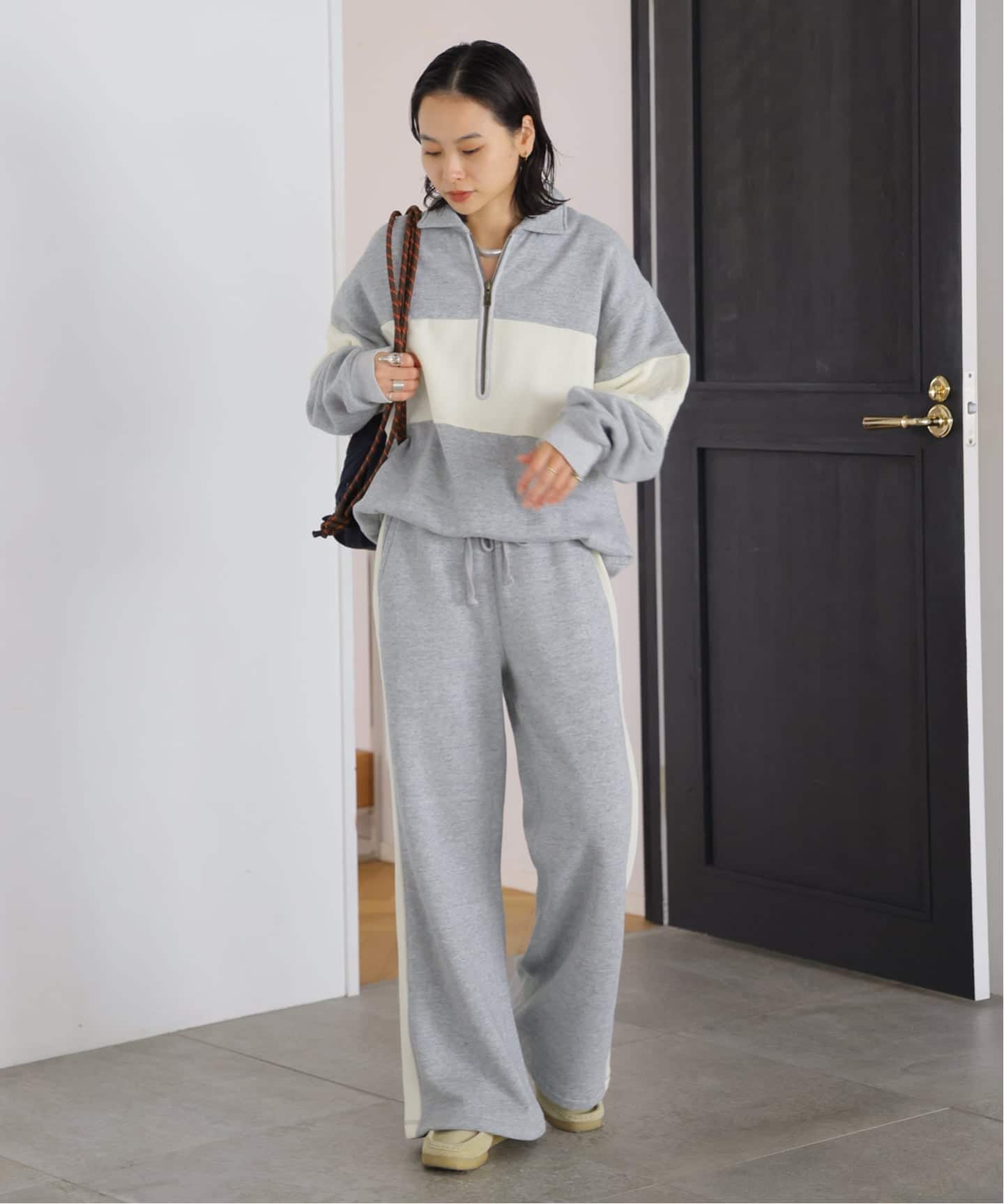 予約》別注【RUSSELL ATHLETIC*JM for JS】フレアスウェットPT
