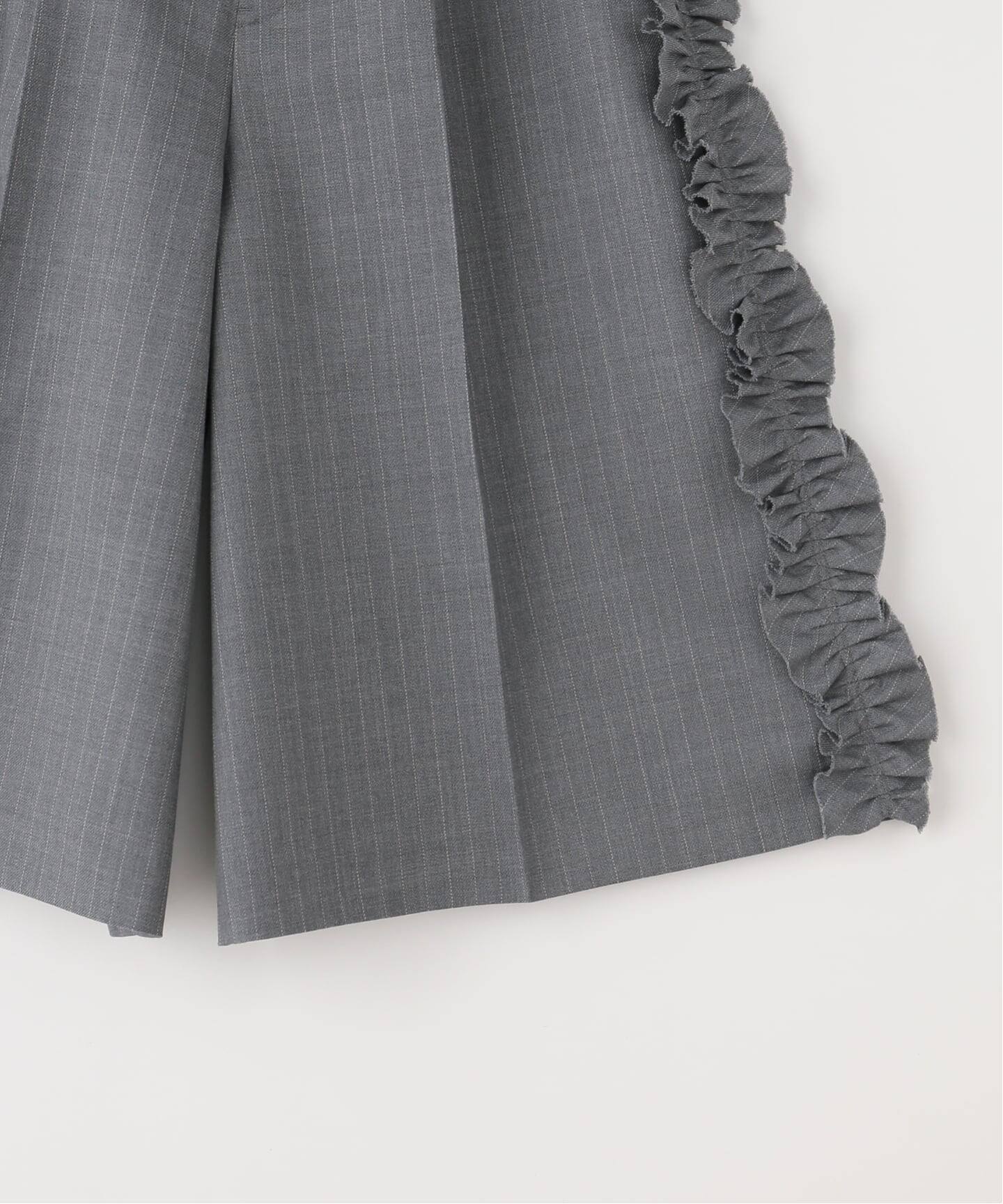 RHODOLIRION /ロドリリオン】 Three Quarters Frill Side Pants