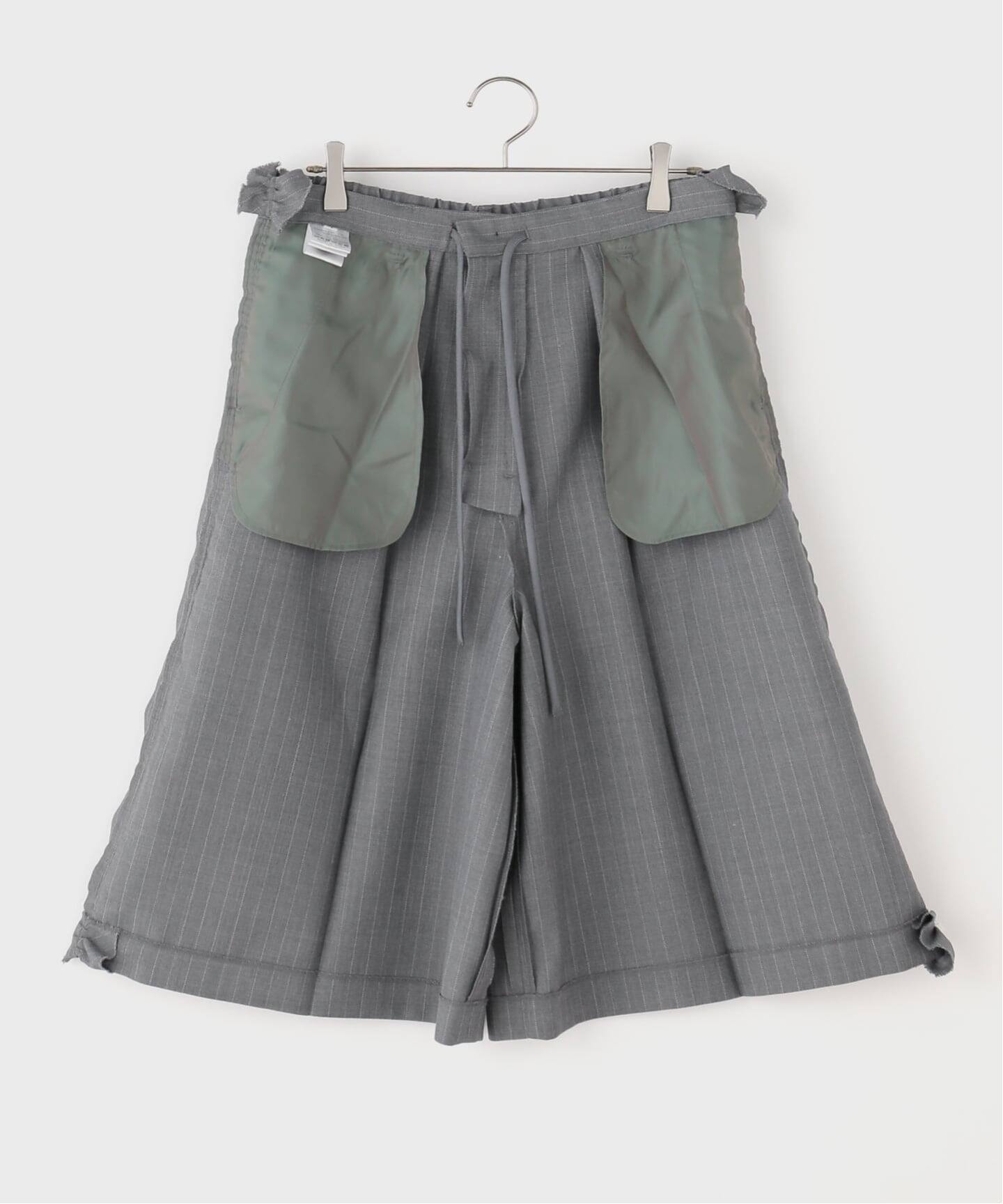 RHODOLIRION /ロドリリオン】 Three Quarters Frill Side Pants