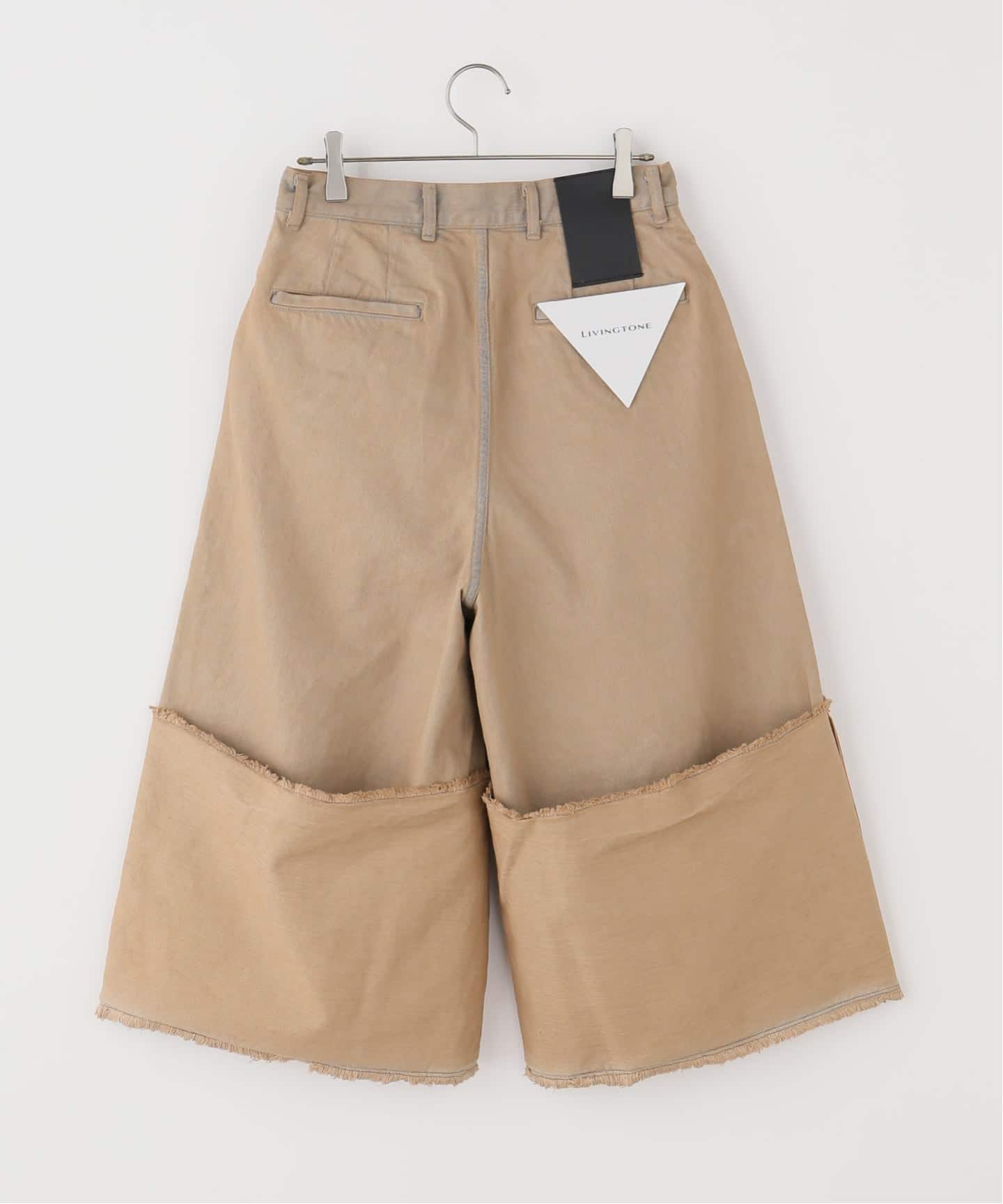 LIVINGTONE/リヴィントーン】別注DOLK4 - Flair culottes（ショート