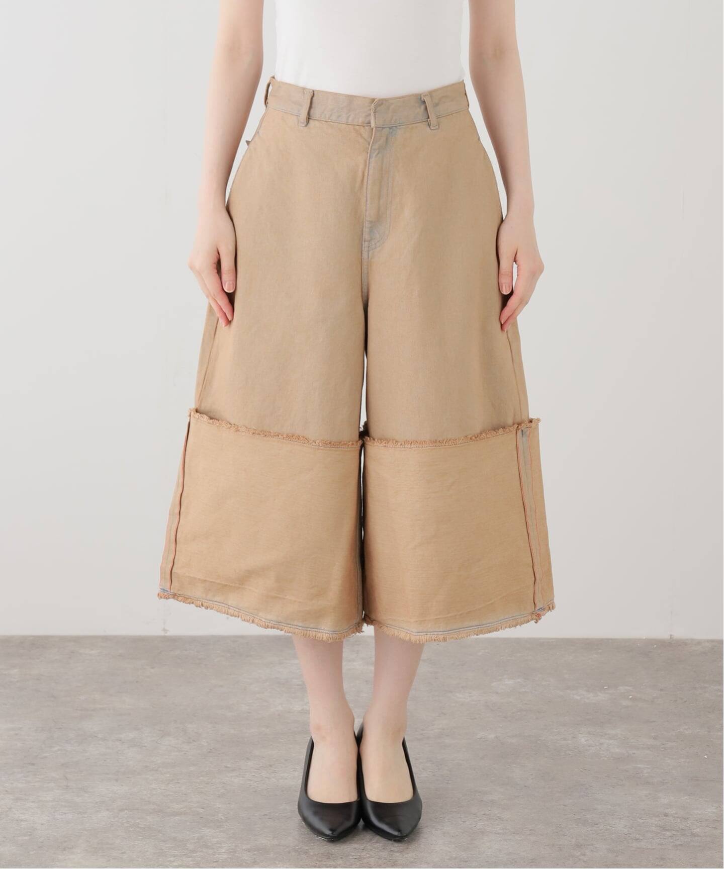 LIVINGTONE　DOLK4 - Flair culottes LIVINGTONE/リヴィントーン】別注DOLK4 - Flair culottes（ショート