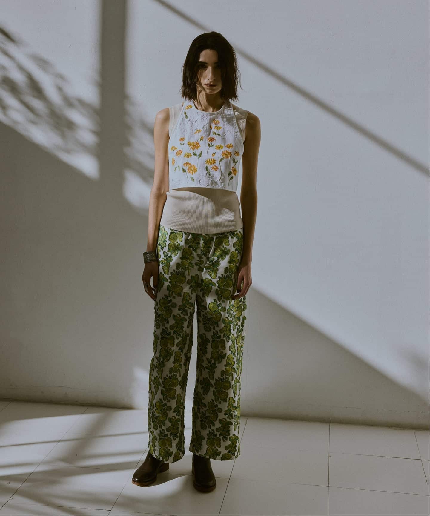 TOLIGHT JOURNAL STANDARD フラワープリント デニム 38 セール】【TOLIGHT×JOURNALSTANDARD】フラワープリントデニム（デニム