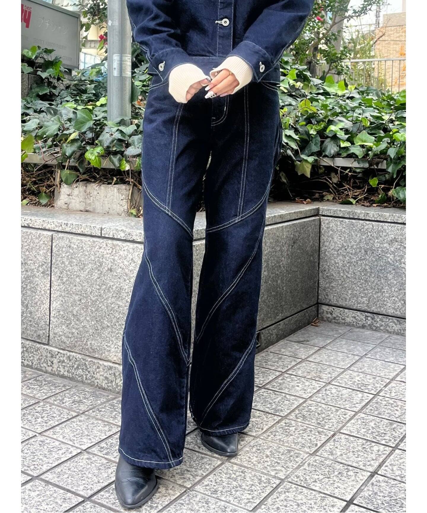 パネルドデニムパンツ（デニムパンツ・ジーンズ）｜Oriens JOURNAL
