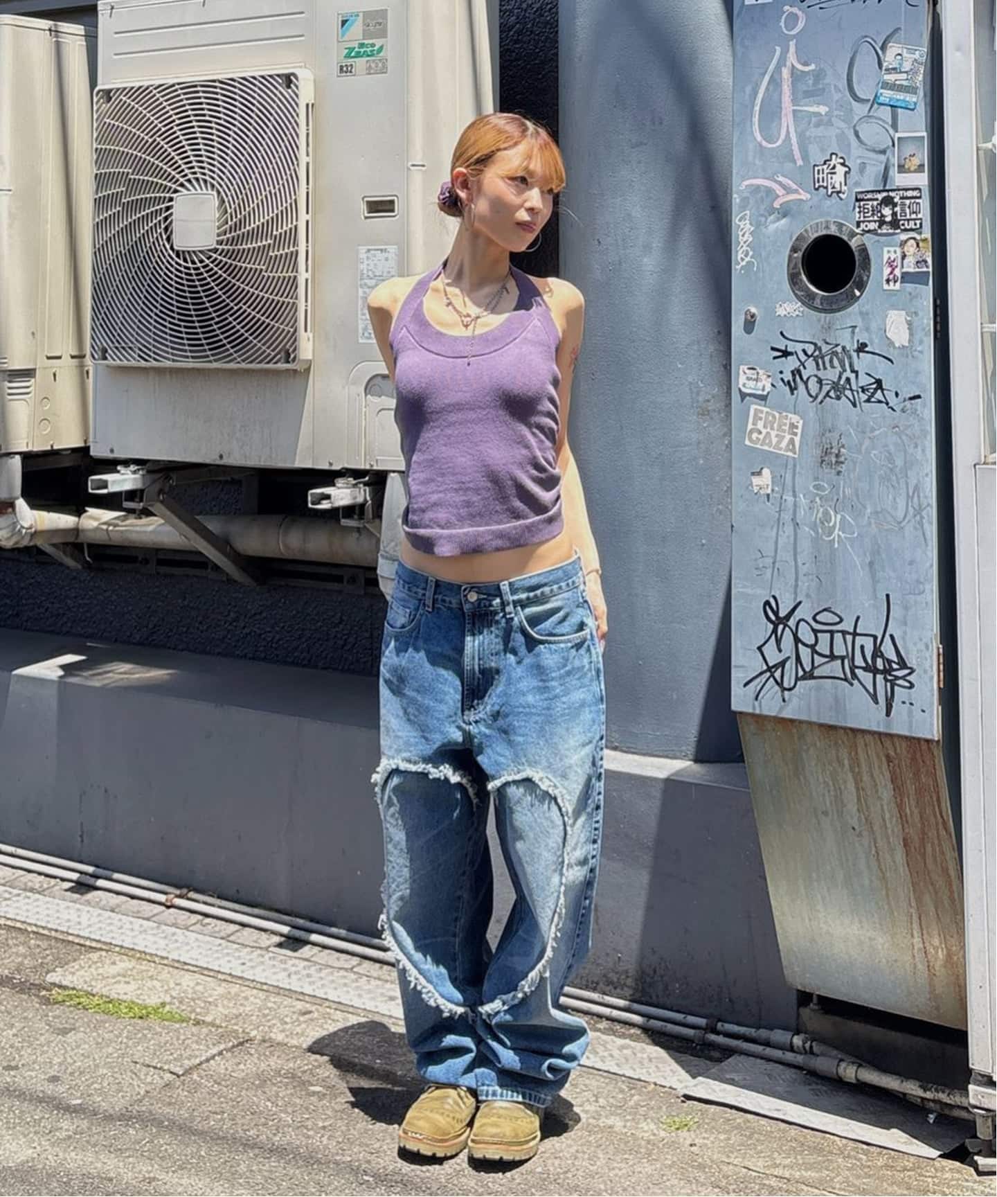 Carne Bollente/カルネボレンテ】 Love Pants Gone Wild（デニムパンツ
