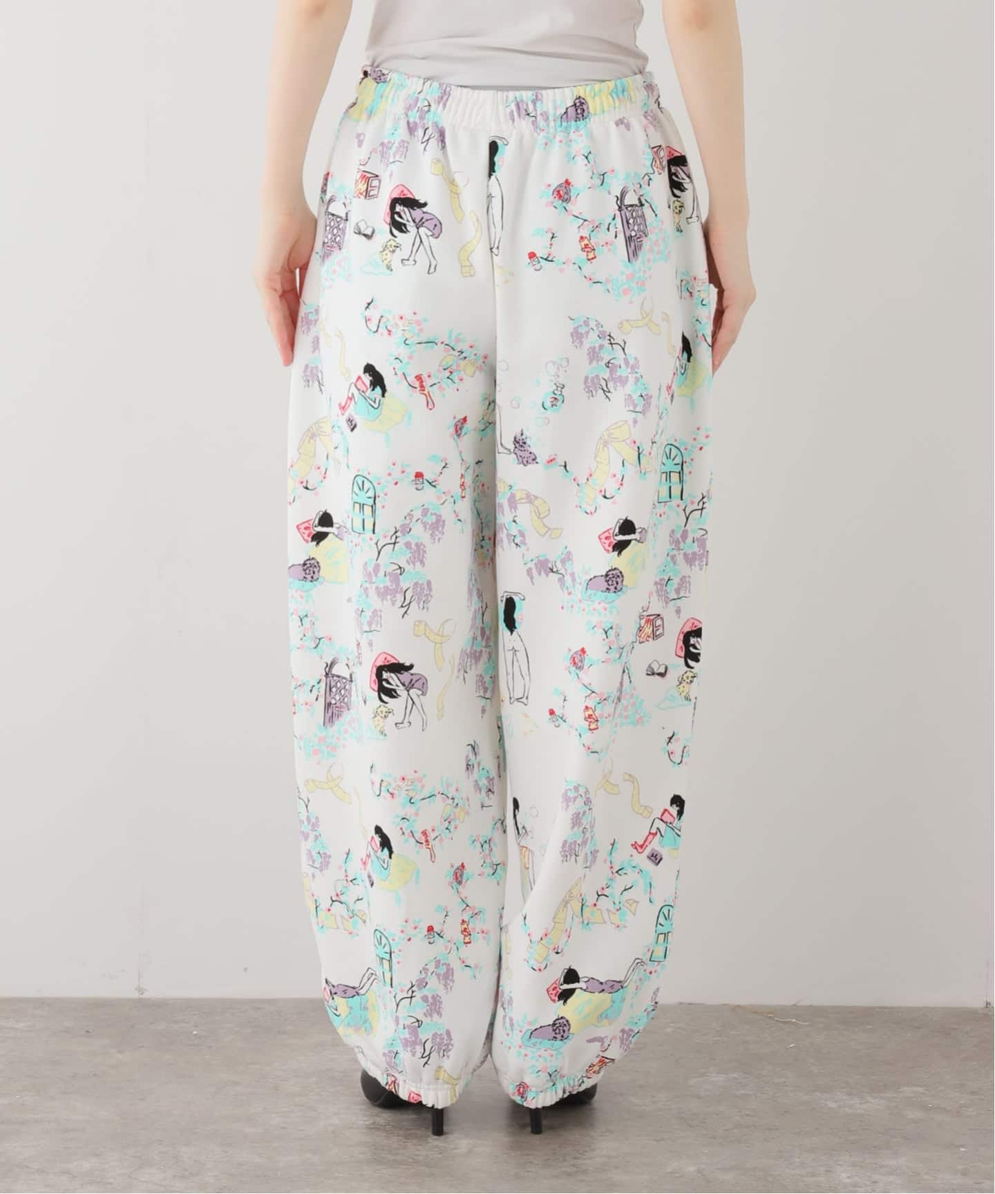 Ashley Williams】 JOGGERS（ホワイト）（スウェットパンツ）｜Oriens