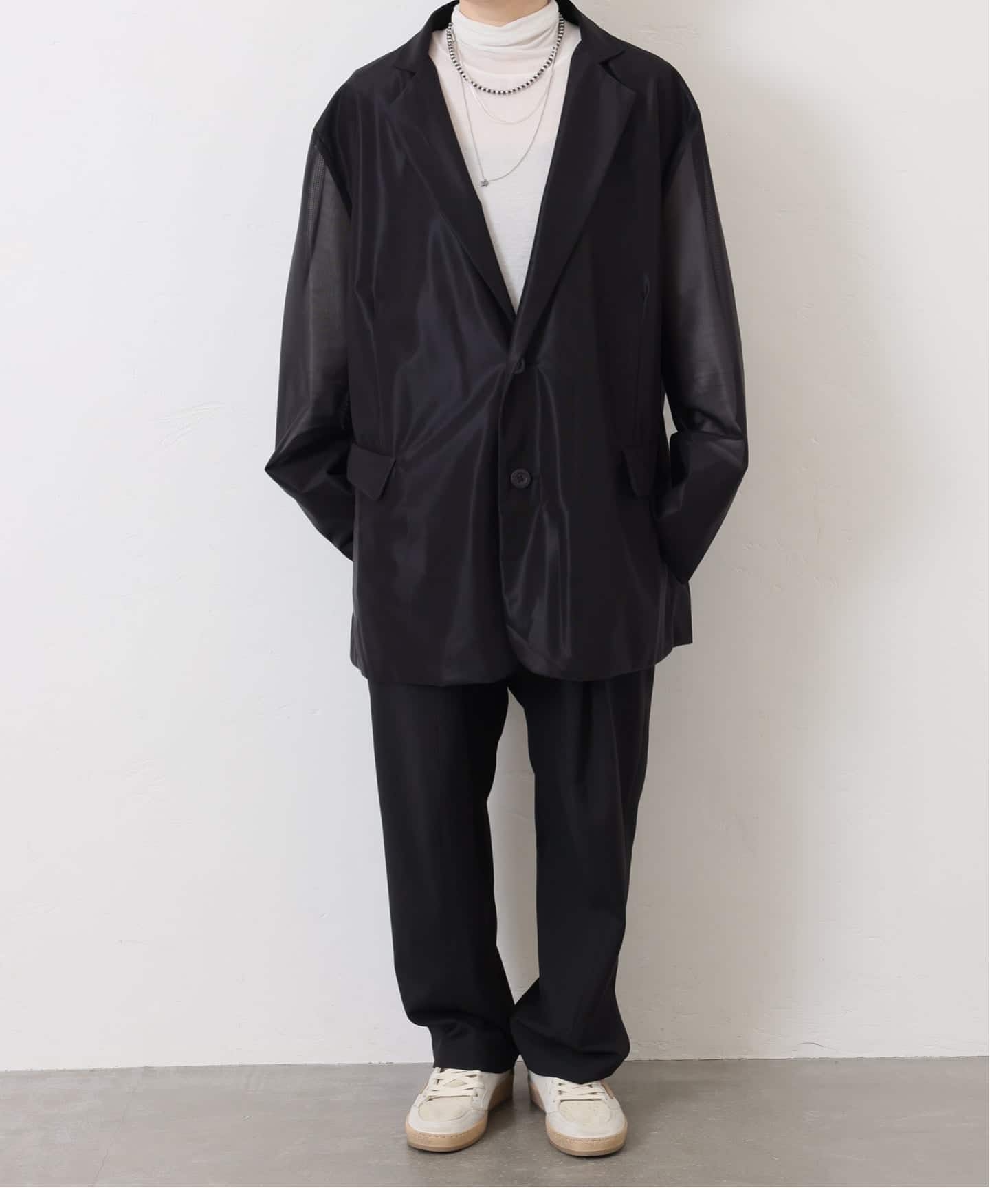 予約》ライトツイル タックテーパーパンツ（スラックス）｜journal