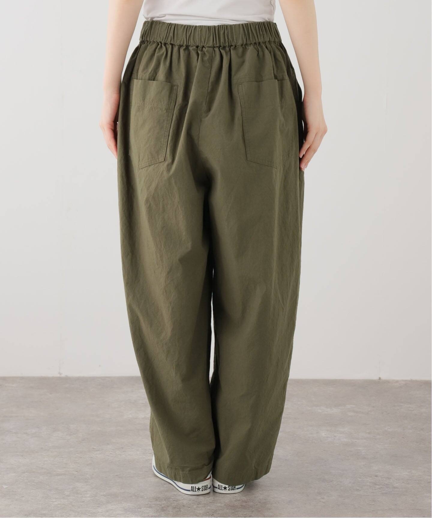K*u様 19800円 js.luxe ツイルワッシャー　ビッグパンツ　ベージュ バフワッシャー イージーパンツ（その他パンツ）｜journal standard