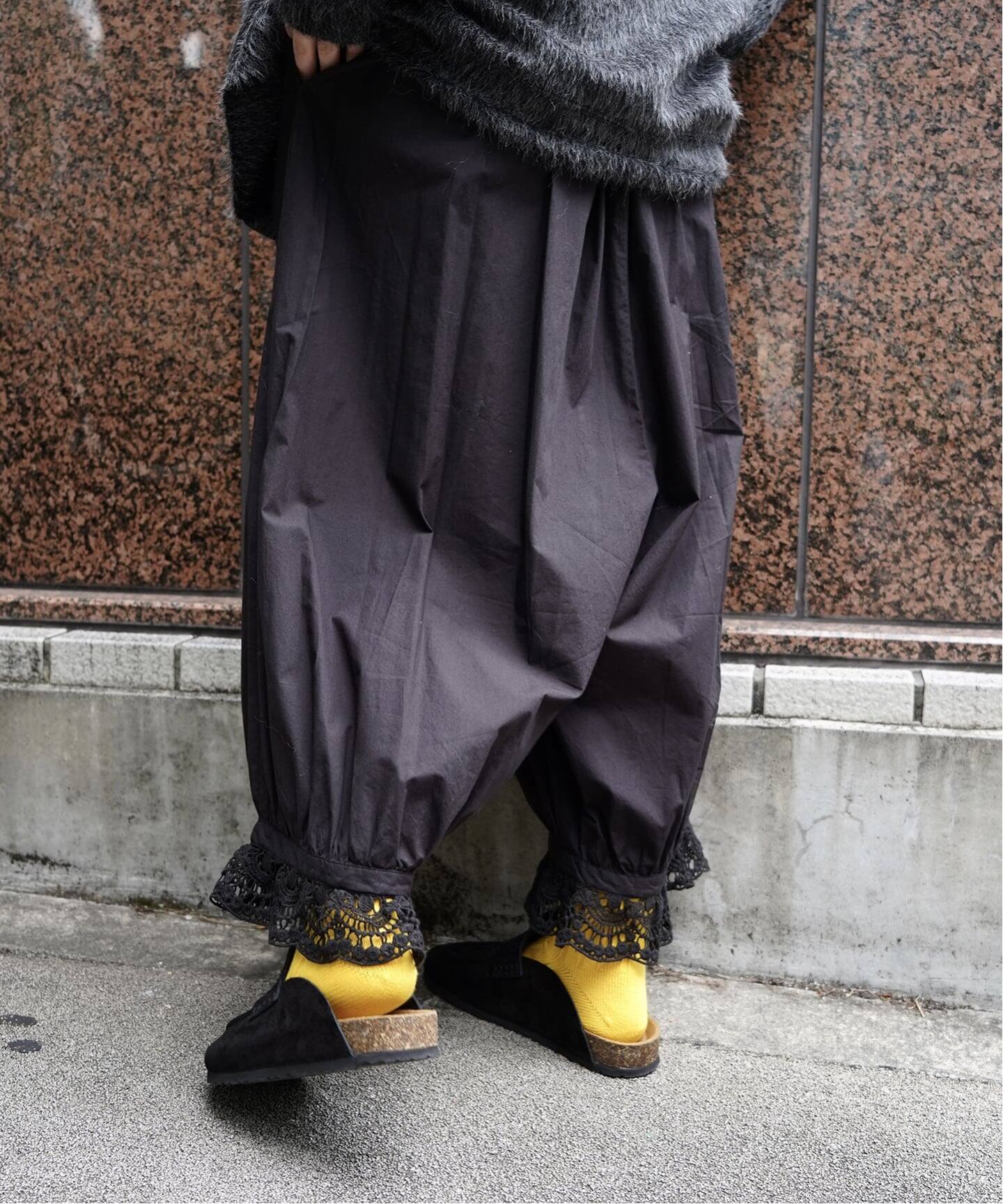 ポプリン レースパンツ（その他パンツ）｜journal standard luxe