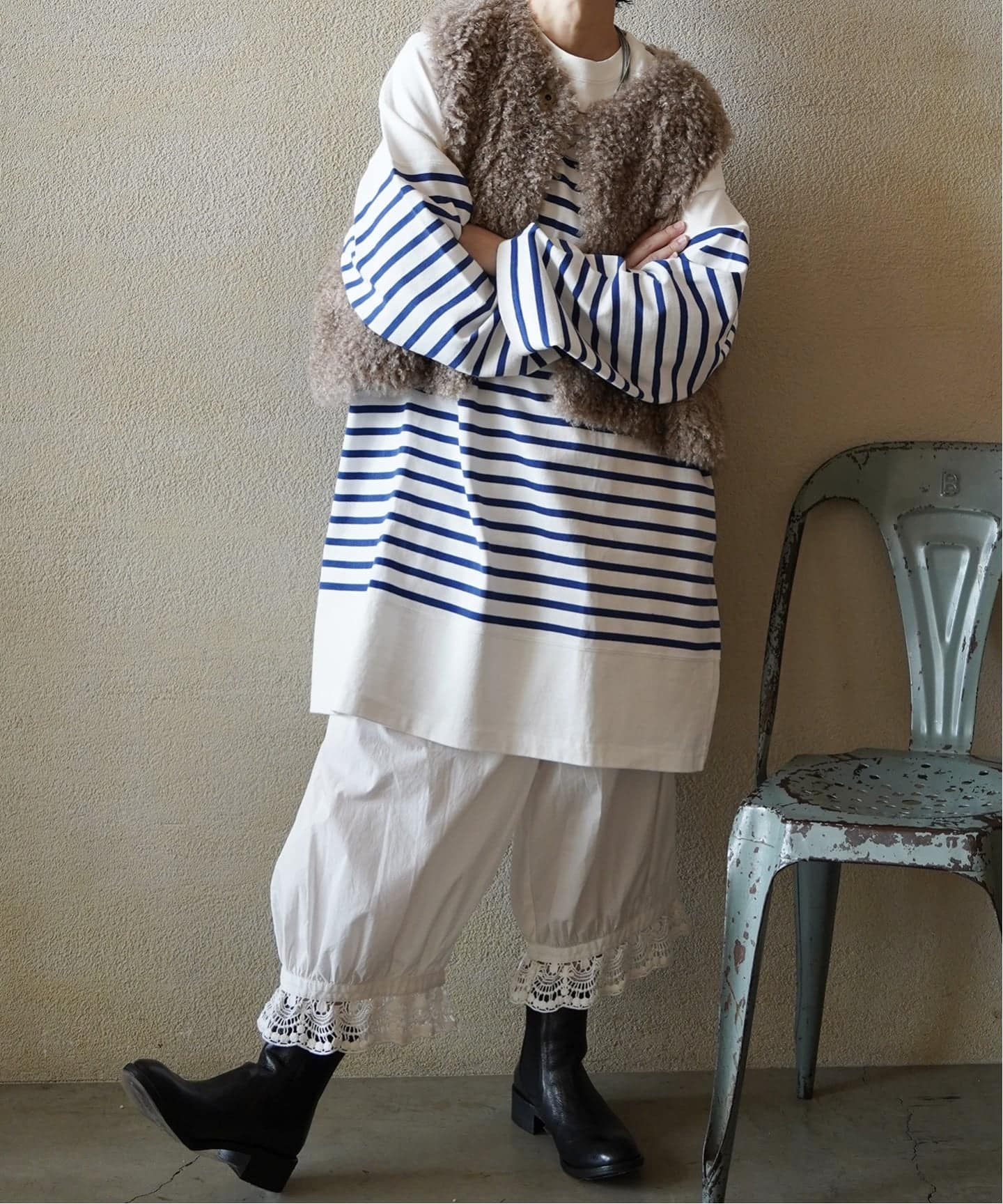ポプリン レースパンツ（その他パンツ）｜journal standard luxe