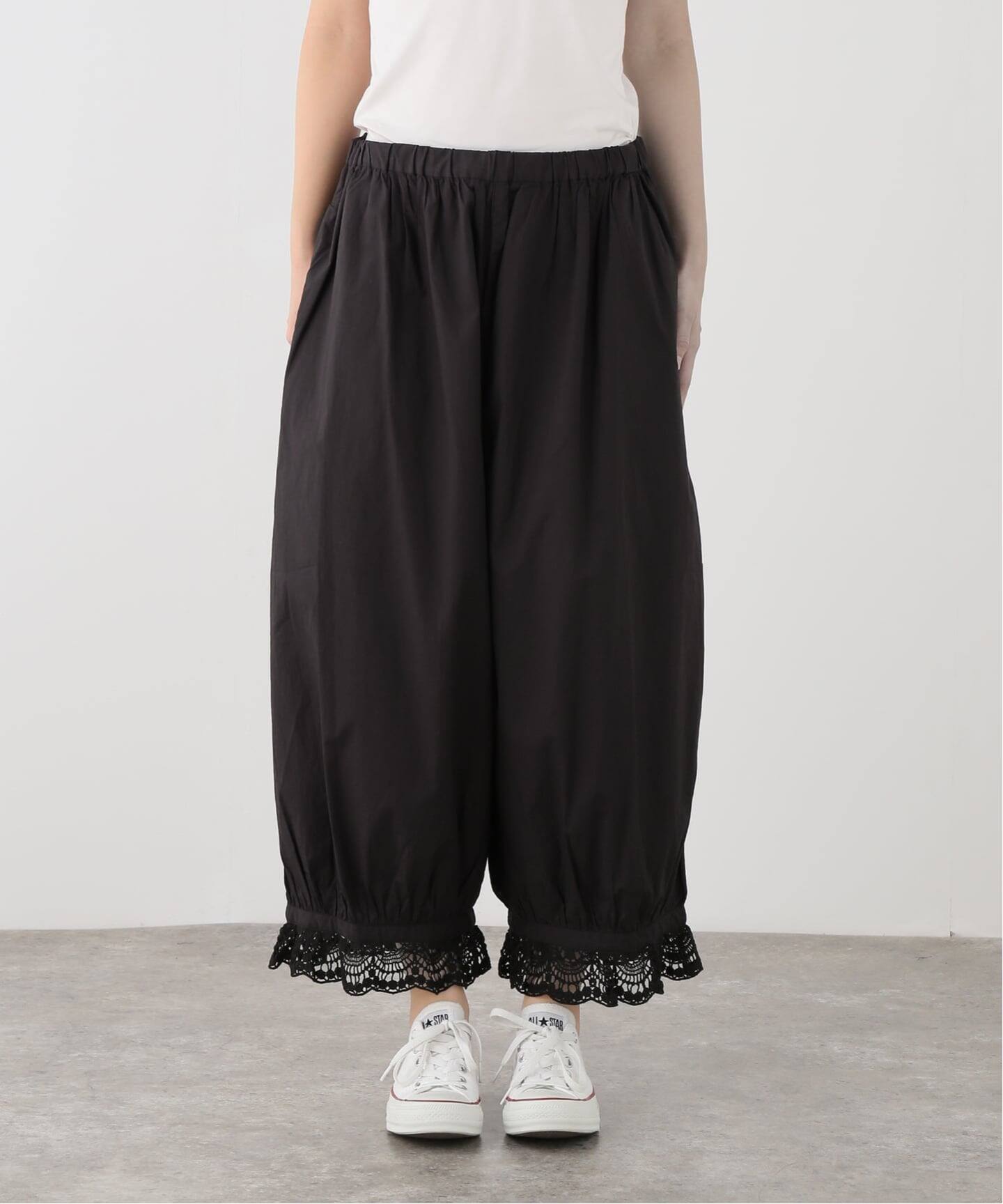 ポプリン レースパンツ（その他パンツ）｜journal standard luxe