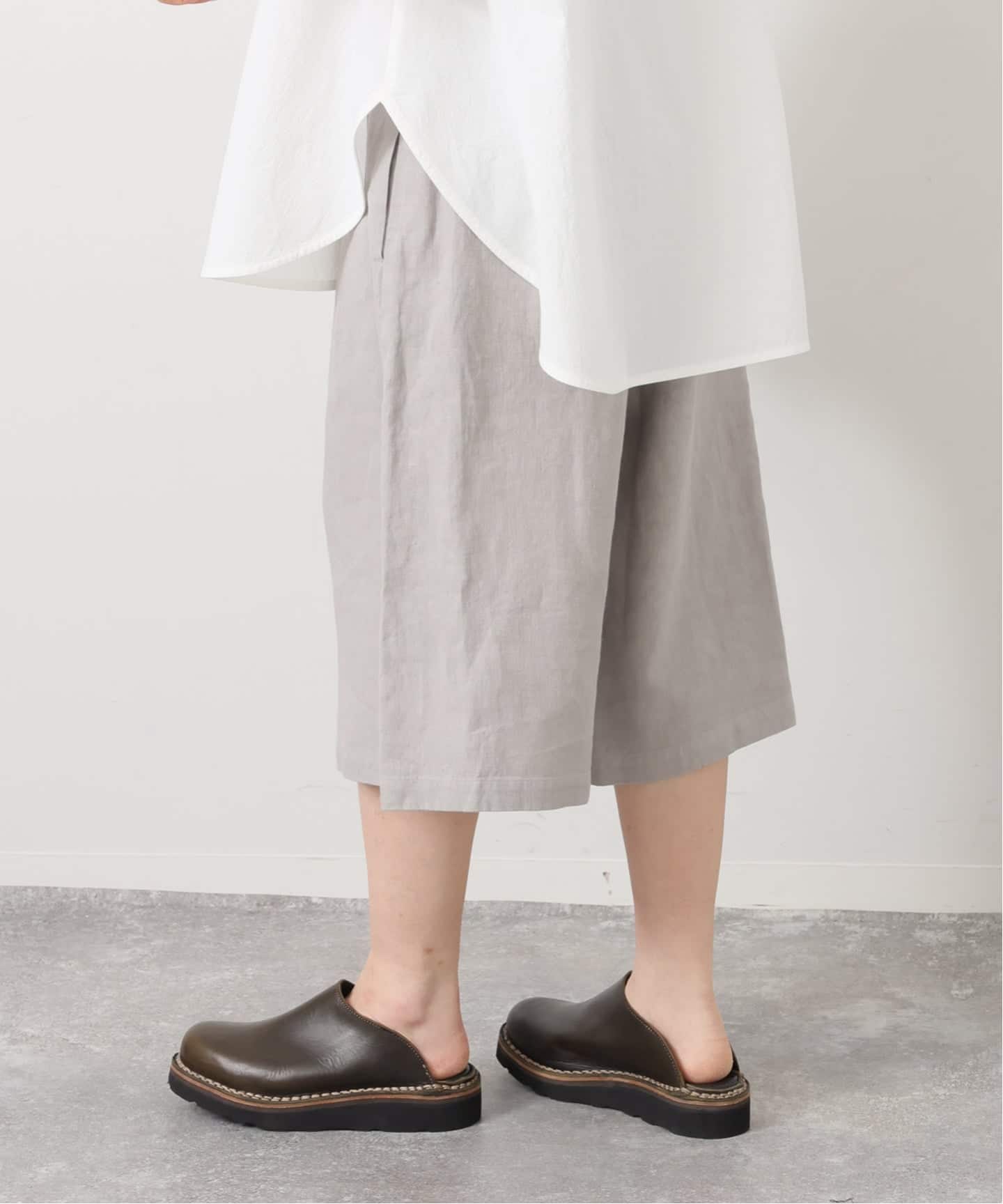 リネンヘリンボン ハーフパンツ（ショート・ハーフパンツ）｜journal
