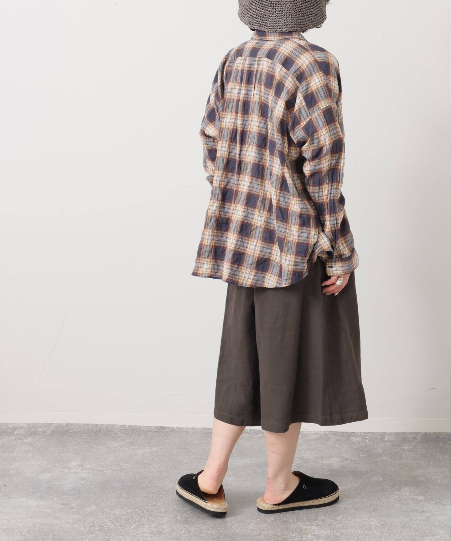 リネンヘリンボン ハーフパンツ（ショート・ハーフパンツ）｜journal