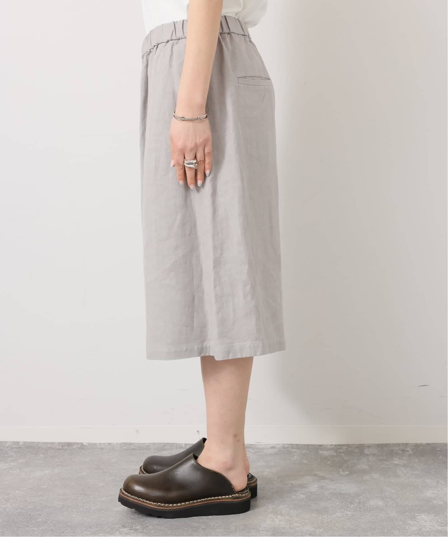リネンヘリンボン ハーフパンツ（ショート・ハーフパンツ）｜journal