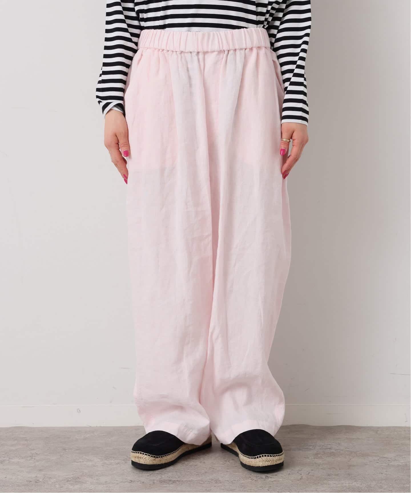 美品 ジャーナルスタンダードラックス　リネン チノ ワッシャー マキシスカート リネンワッシャーパンツ（その他パンツ）｜journal standard luxe