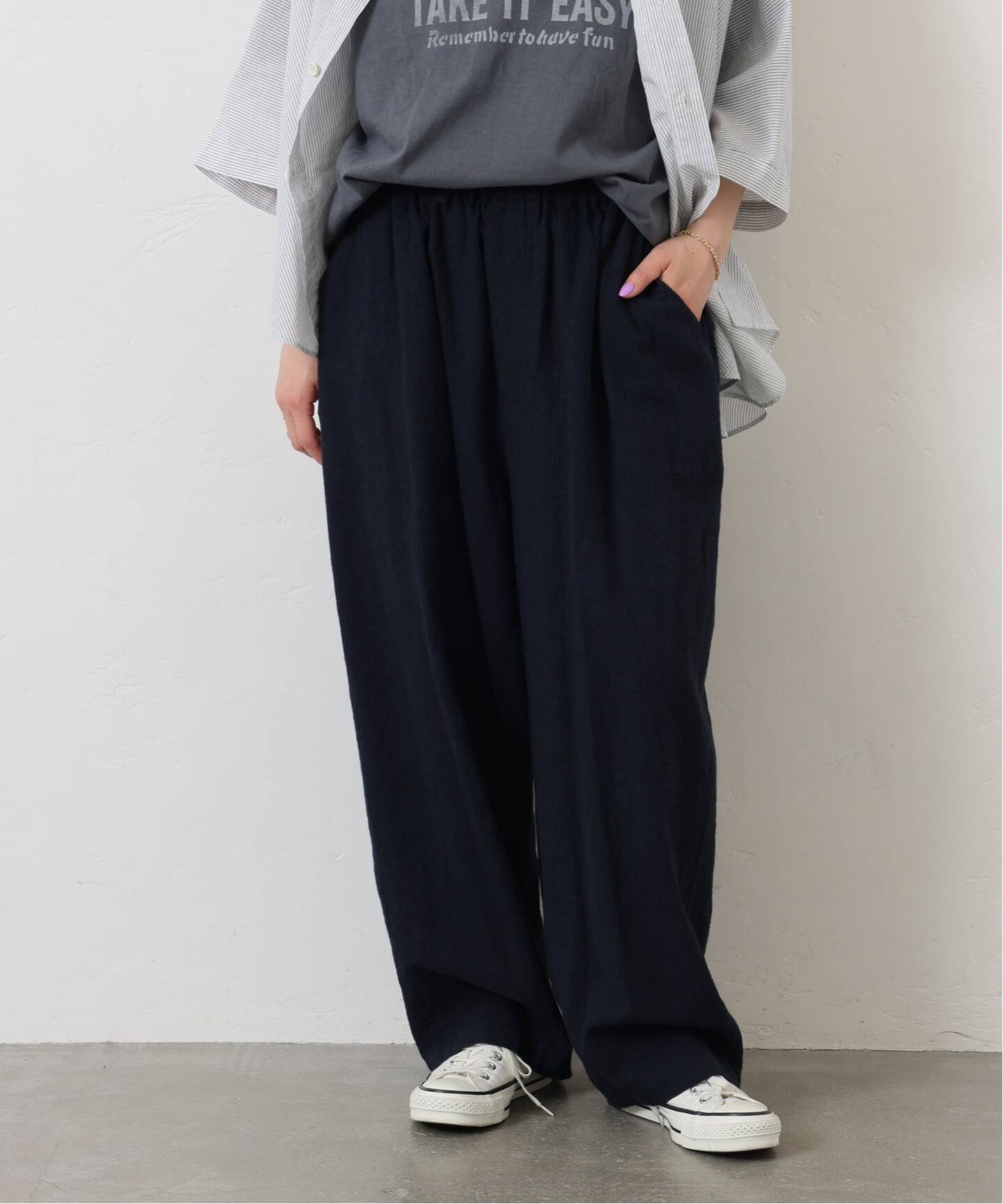 リネンキャンバス リターパンツ（その他パンツ）｜journal standard