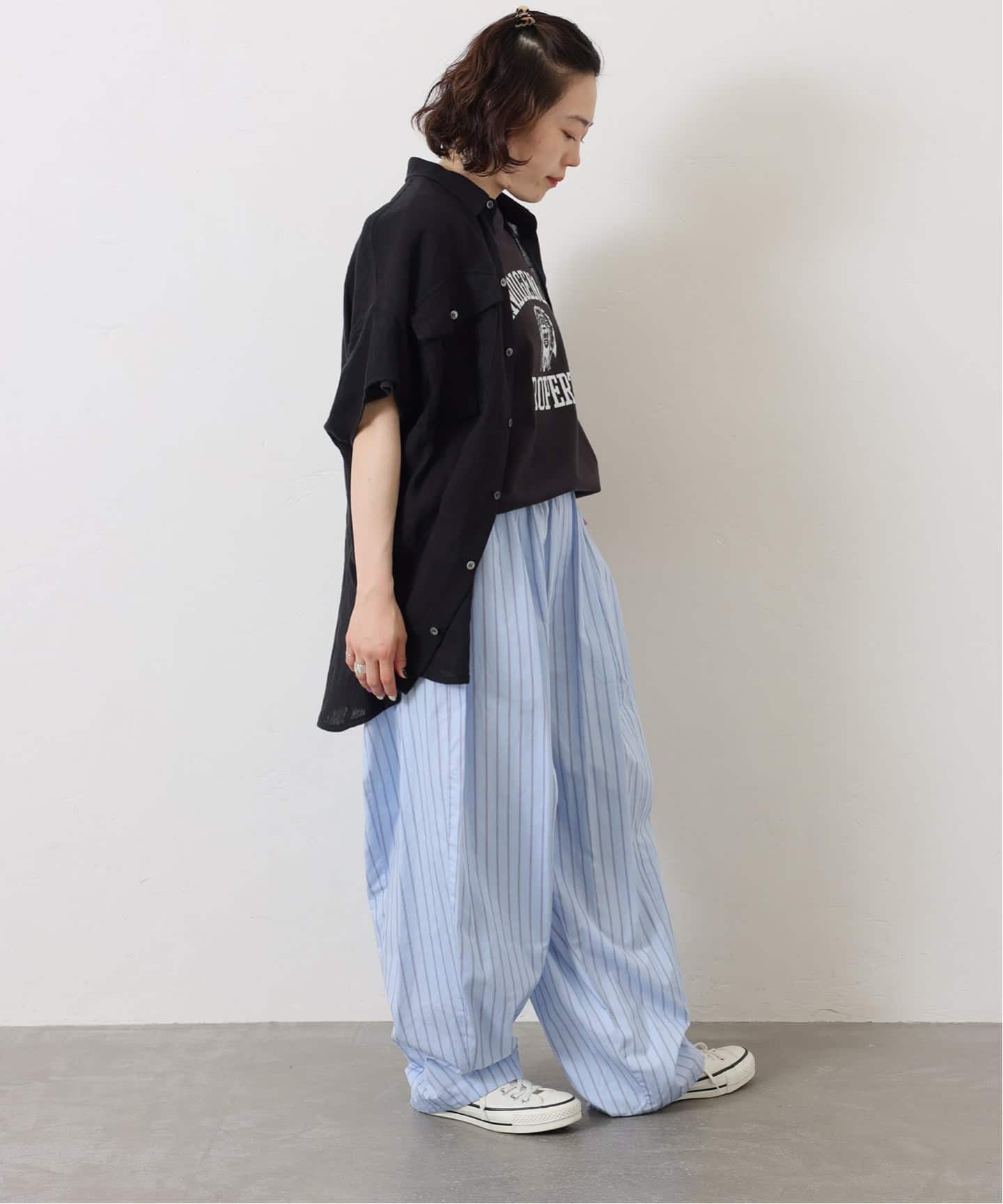 ストライプ カームパンツ（その他パンツ）｜journal standard luxe