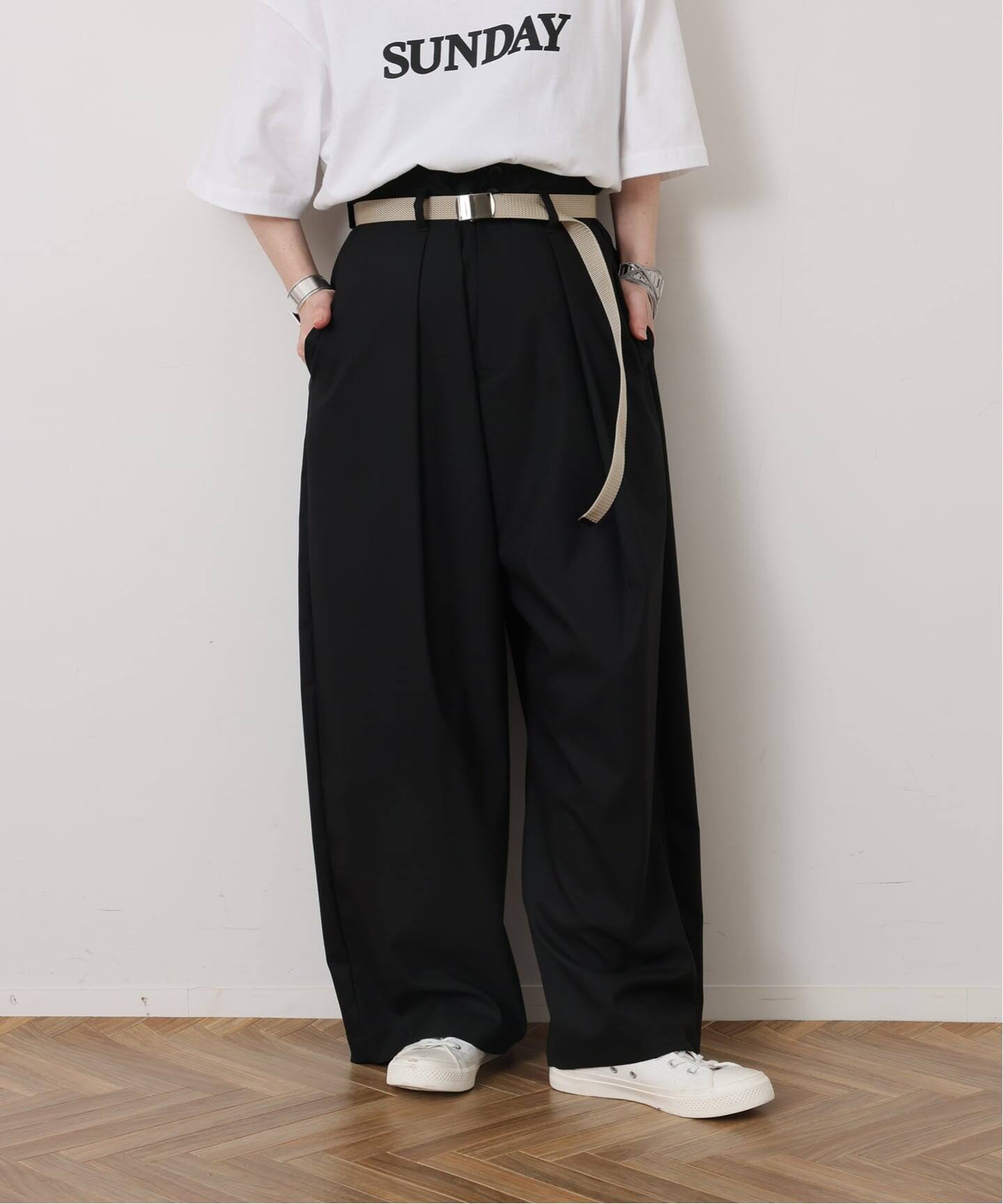 SUNDAY ハンサムワイドパンツ（その他パンツ）｜journal standard luxe