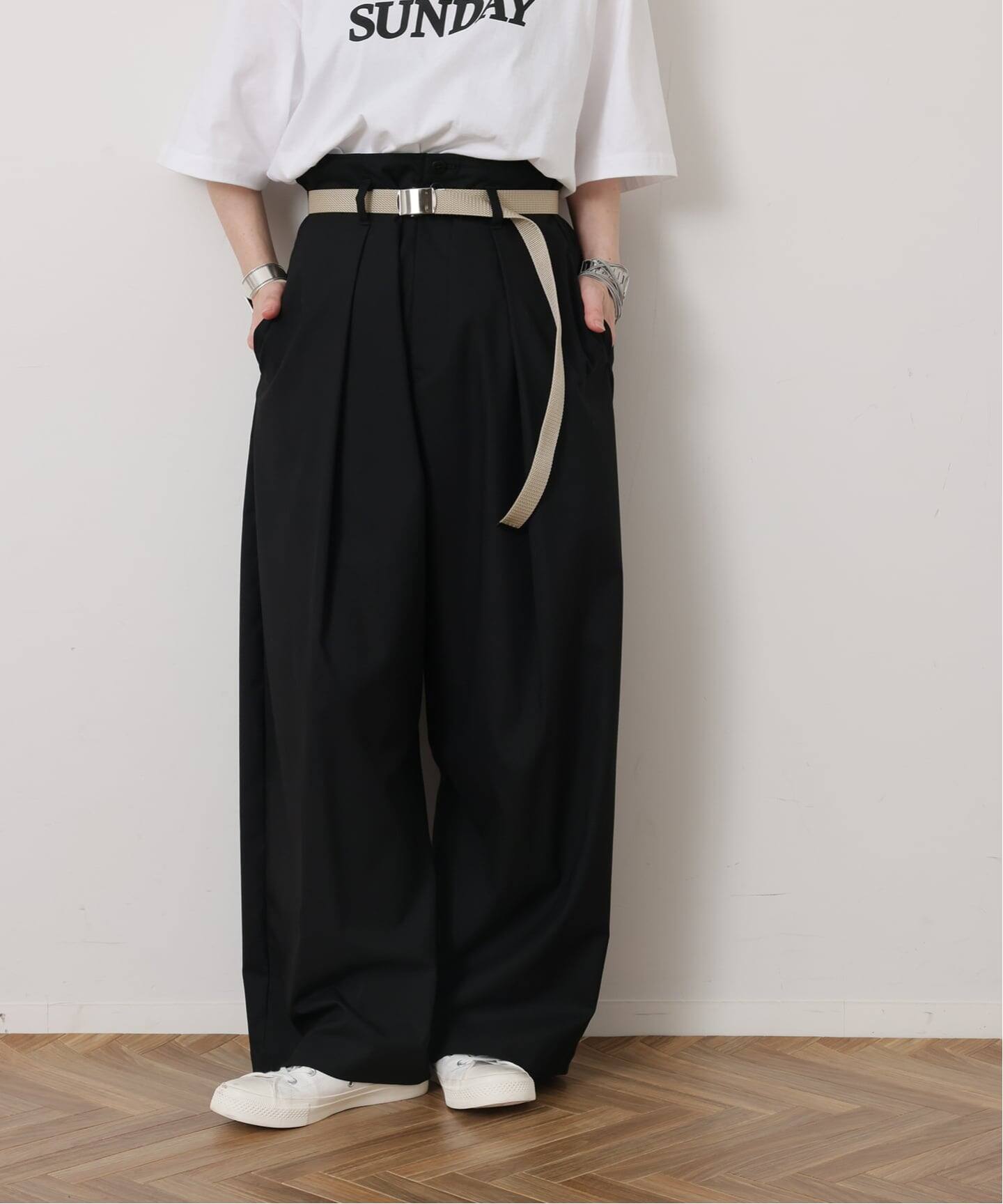 SUNDAY ハンサムワイドパンツ（その他パンツ）｜journal standard luxe