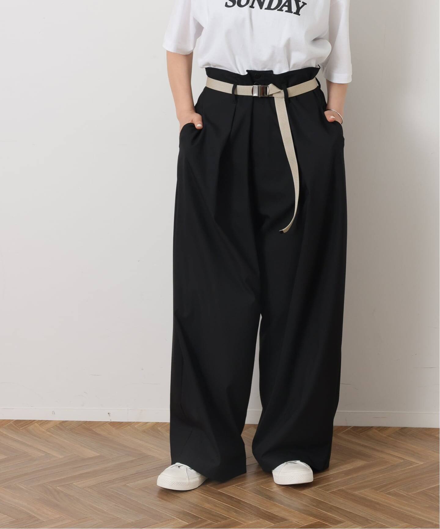 予約》SUNDAY ハンサムワイドパンツ（その他パンツ）｜journal
