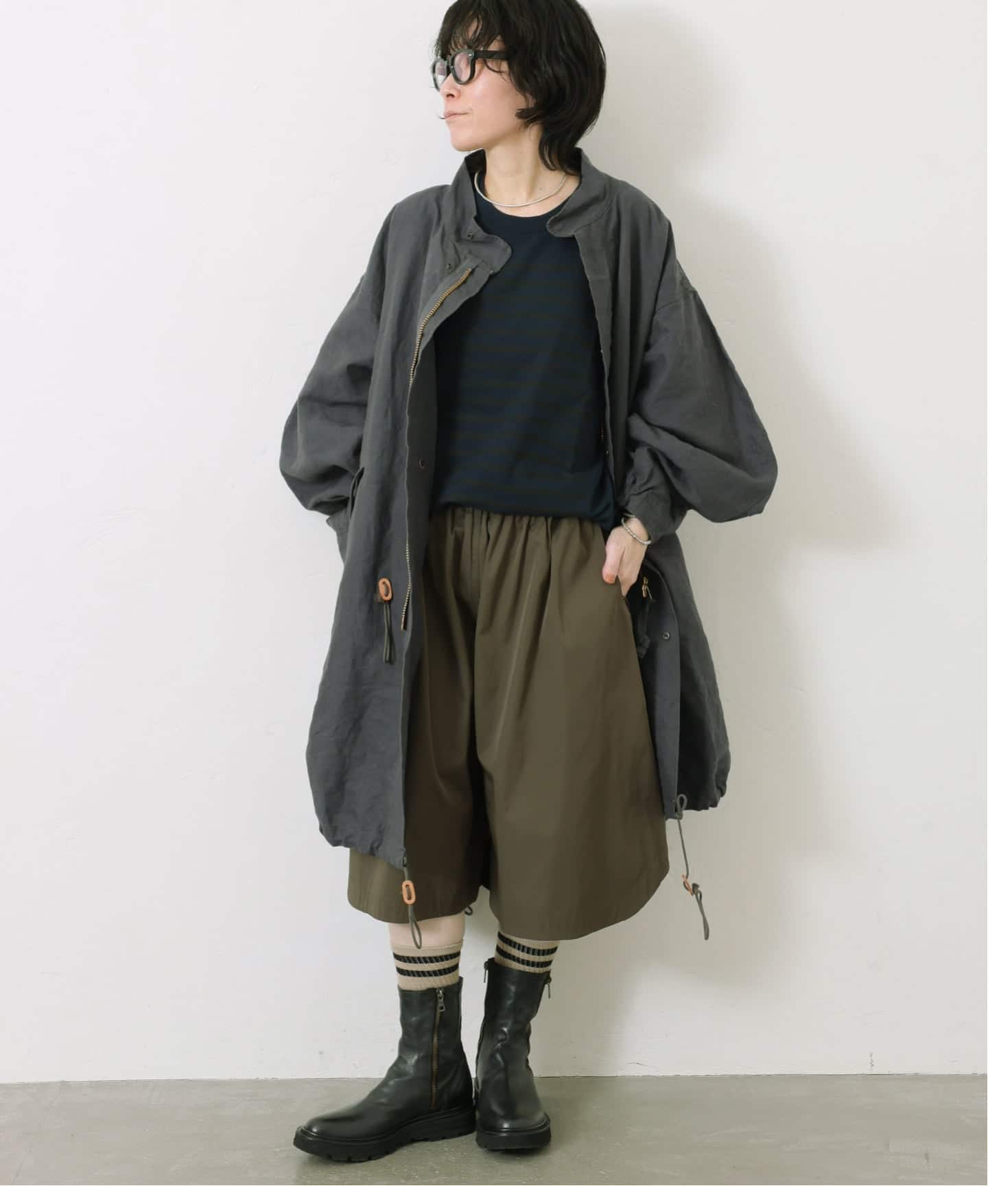 TCメモリーギャザーハーフパンツ（ショート・ハーフパンツ）｜journal