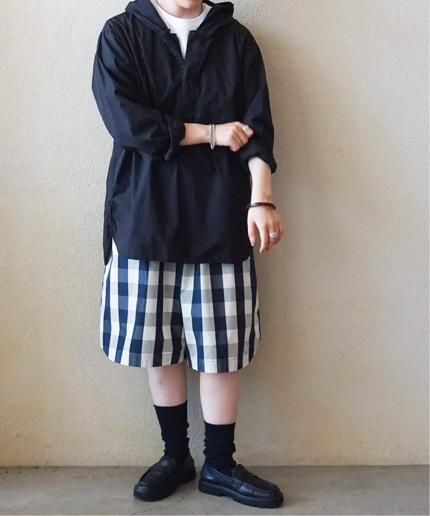タフタチェックギャザーハーフパンツ（ショート・ハーフパンツ