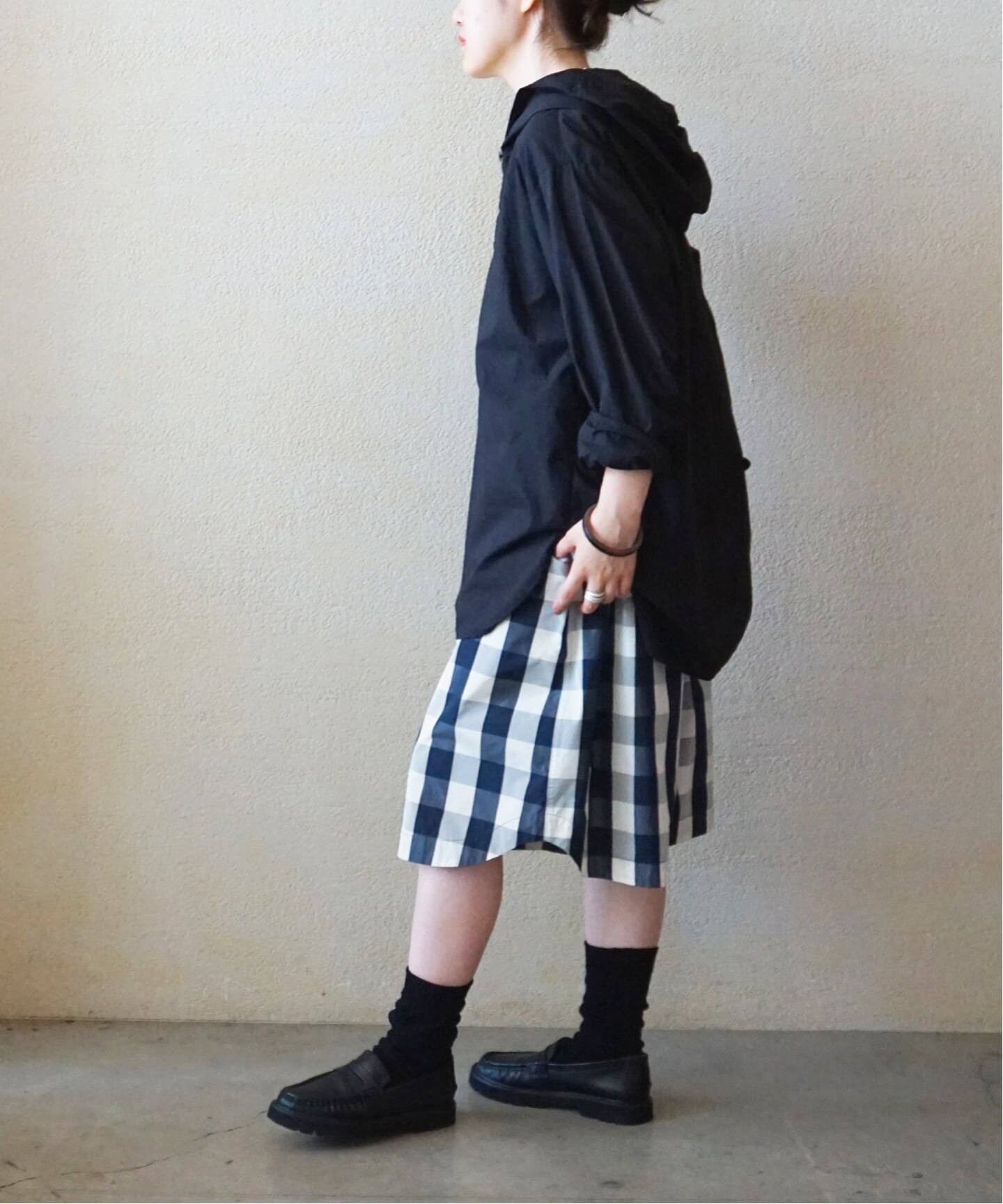 タフタチェックギャザーハーフパンツ（ショート・ハーフパンツ