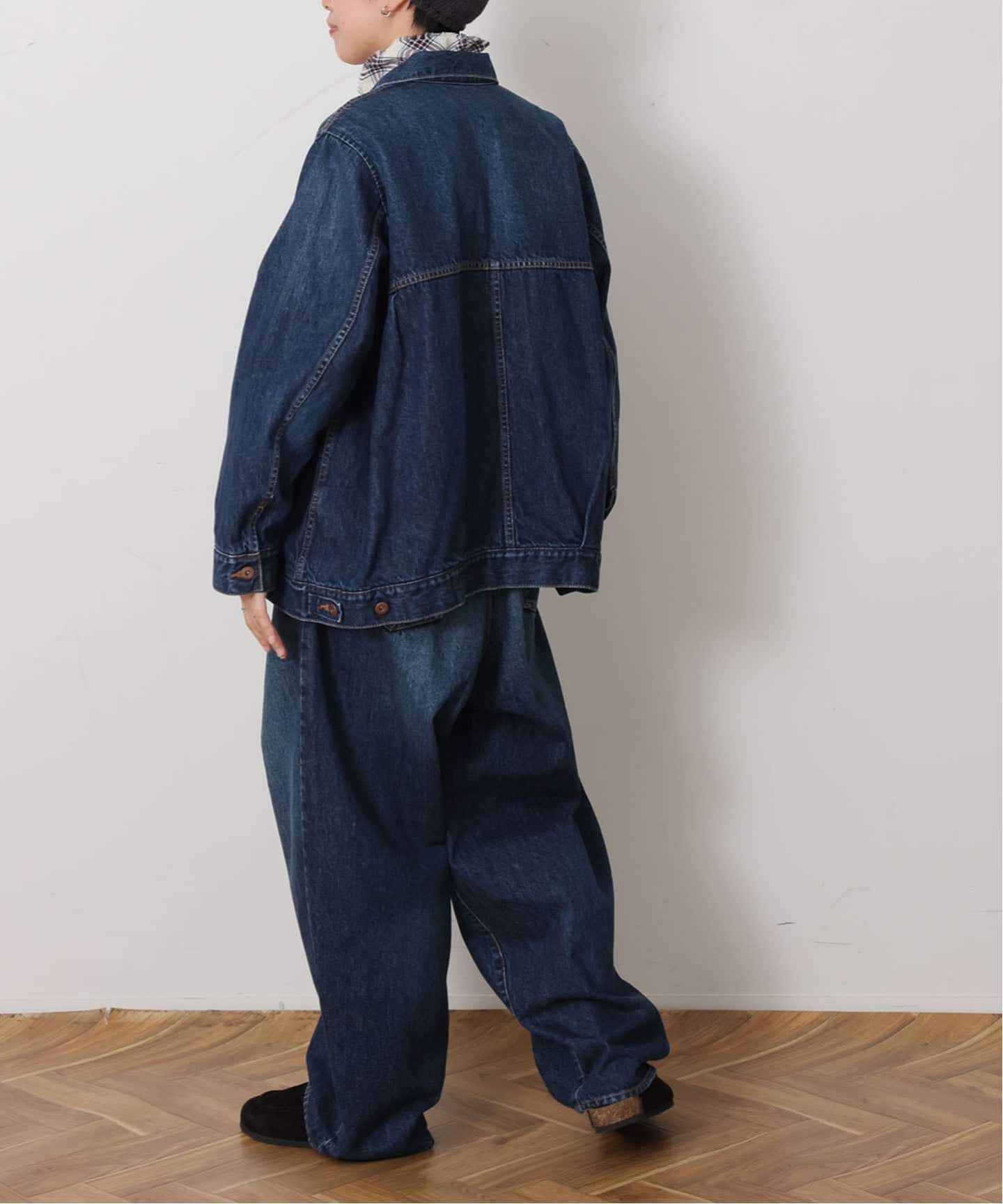 〔新品未使用〕journal standard luxe* 13OZデニムパンツ 予約》13OZデニム タックラウンドパンツ（デニムパンツ・ジーンズ