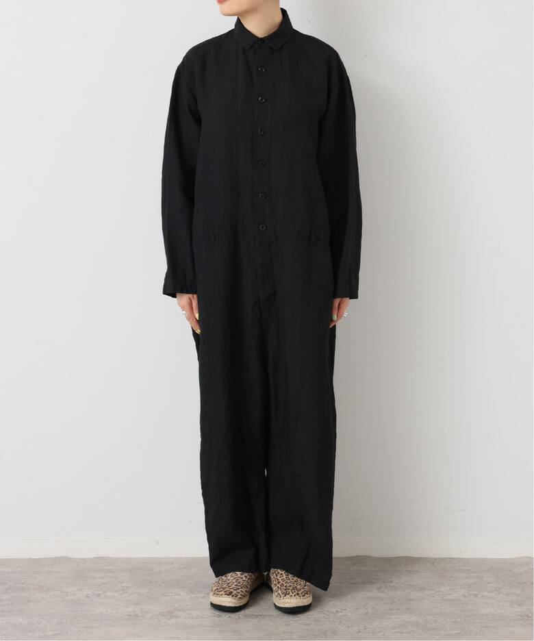 リネンワッシャーオールインワン（つなぎ／オールインワン）｜journal 