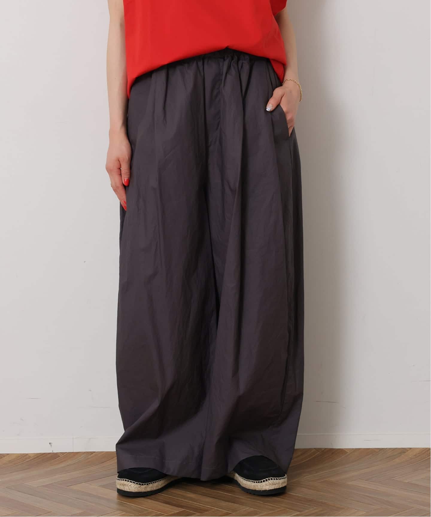 journal standard luxe TRタイプライター タックパンツ 予約》タイプライター トリーパンツ（その他パンツ）｜journal