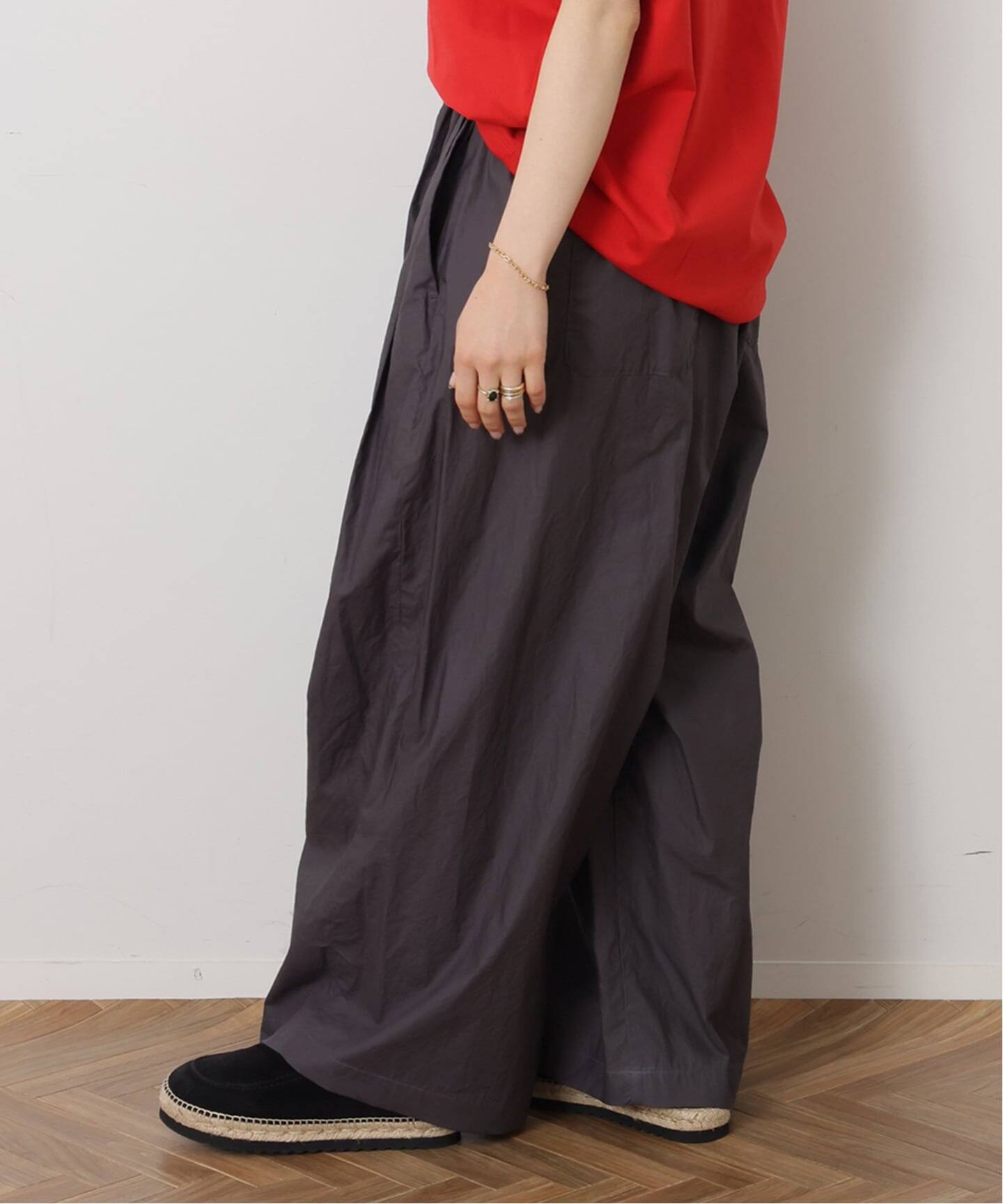 journal standard luxe TRタイプライター タックパンツ 予約》タイプライター トリーパンツ（その他パンツ）｜journal