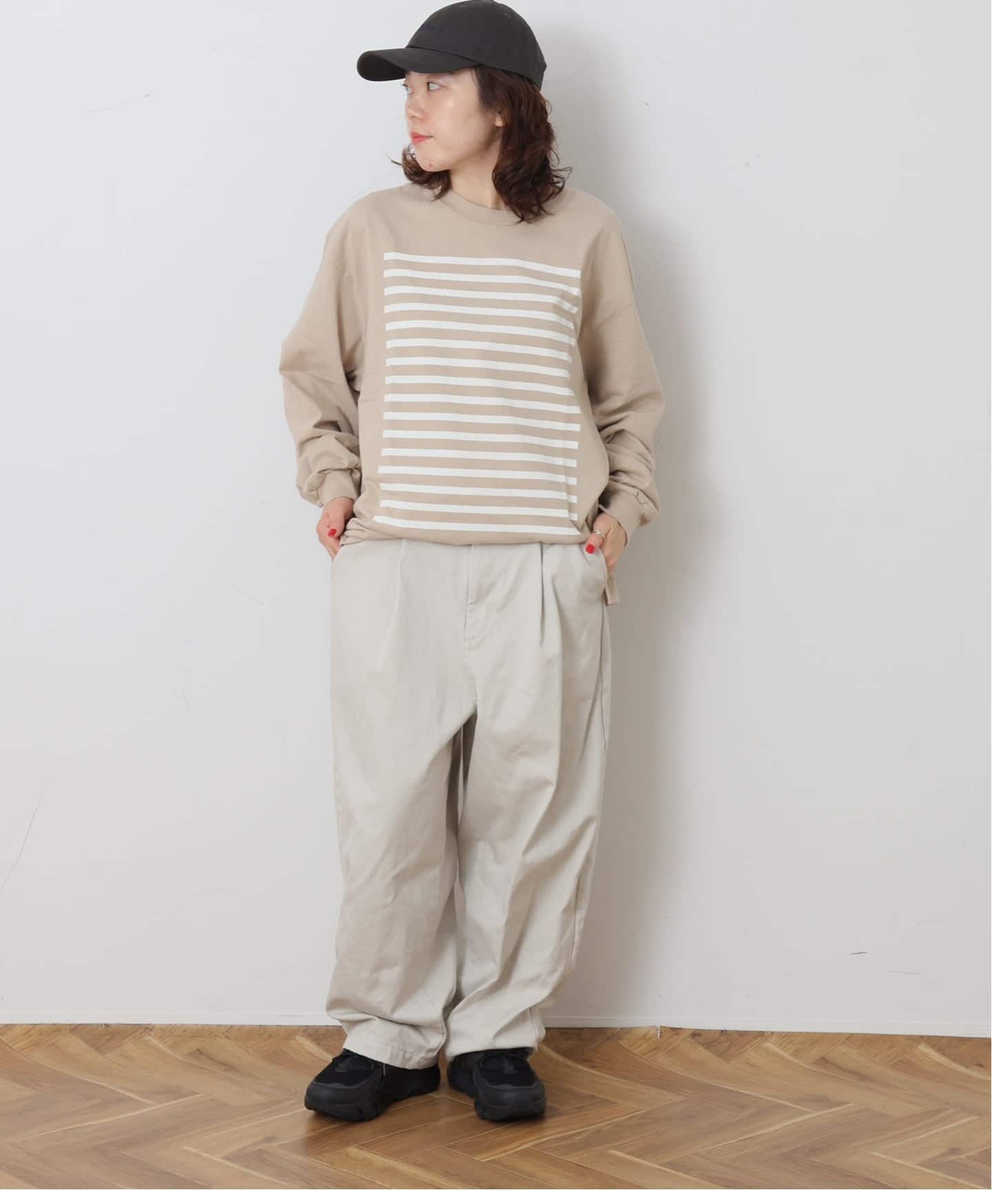 予約》ヴィンテージツイル タックパンツ（その他パンツ）｜journal