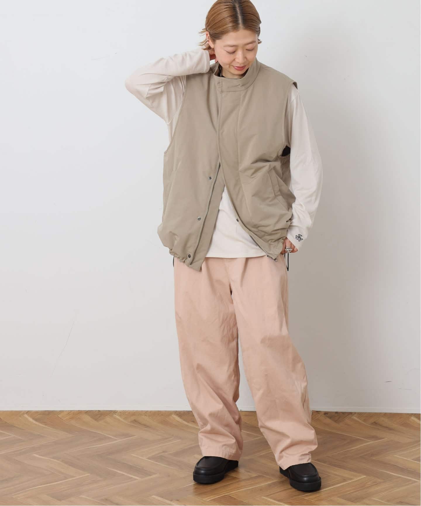 予約》ヴィンテージツイル タックパンツ（その他パンツ）｜journal