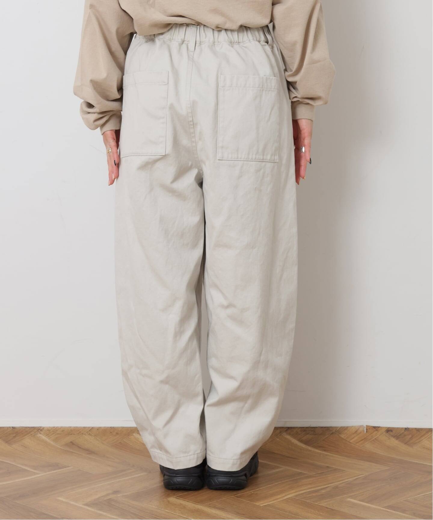 予約》ヴィンテージツイル タックパンツ（その他パンツ）｜journal