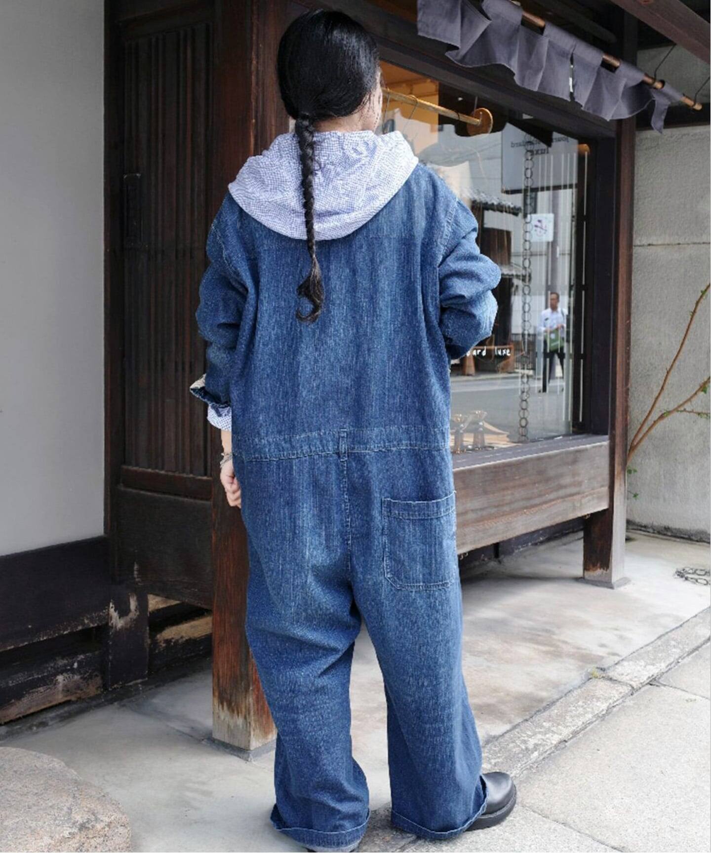 8OZデニムテーパーオールインワン（つなぎ／オールインワン）｜journal 