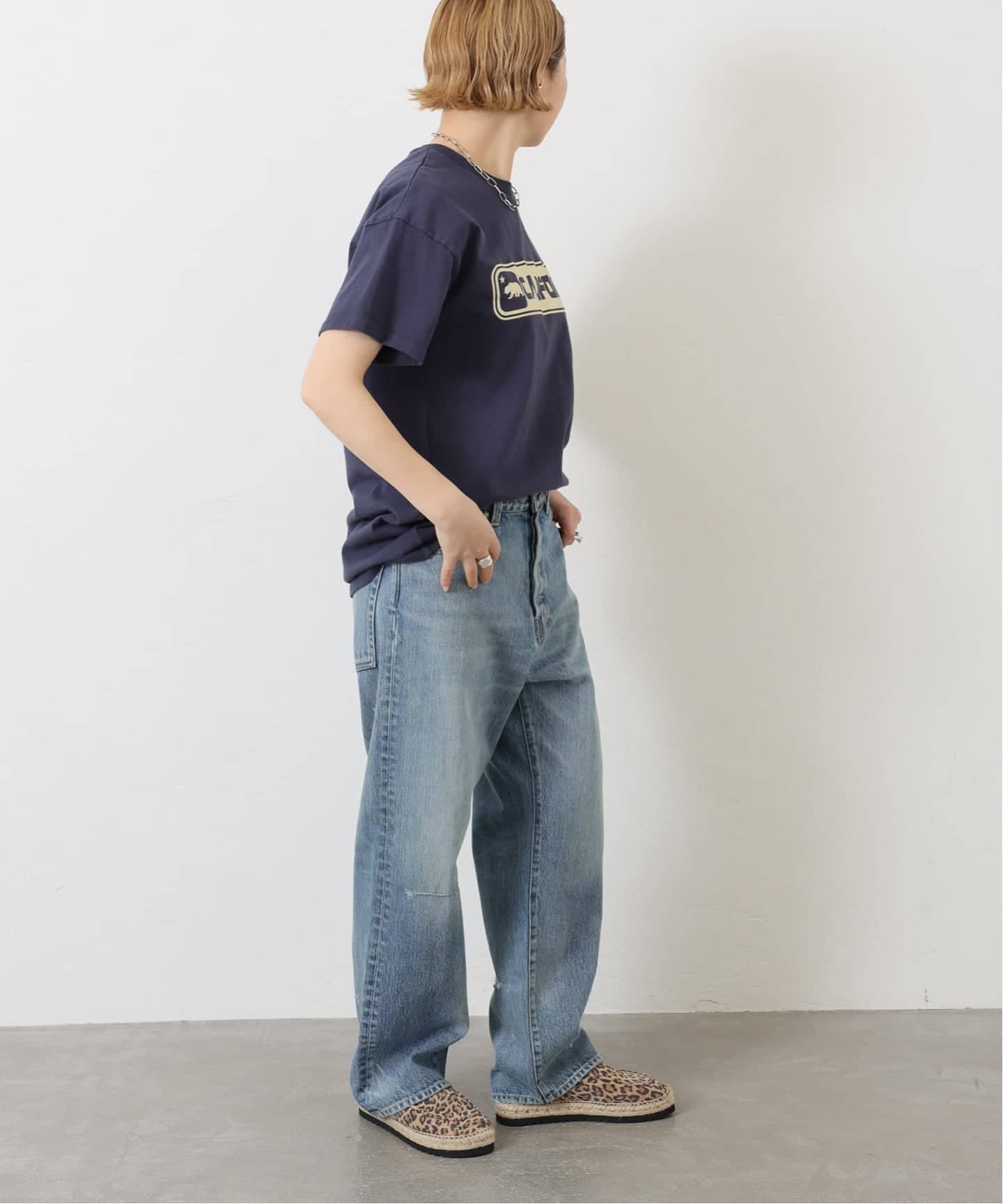 予約》13OZ クラッシュダメージデニム（デニムパンツ・ジーンズ