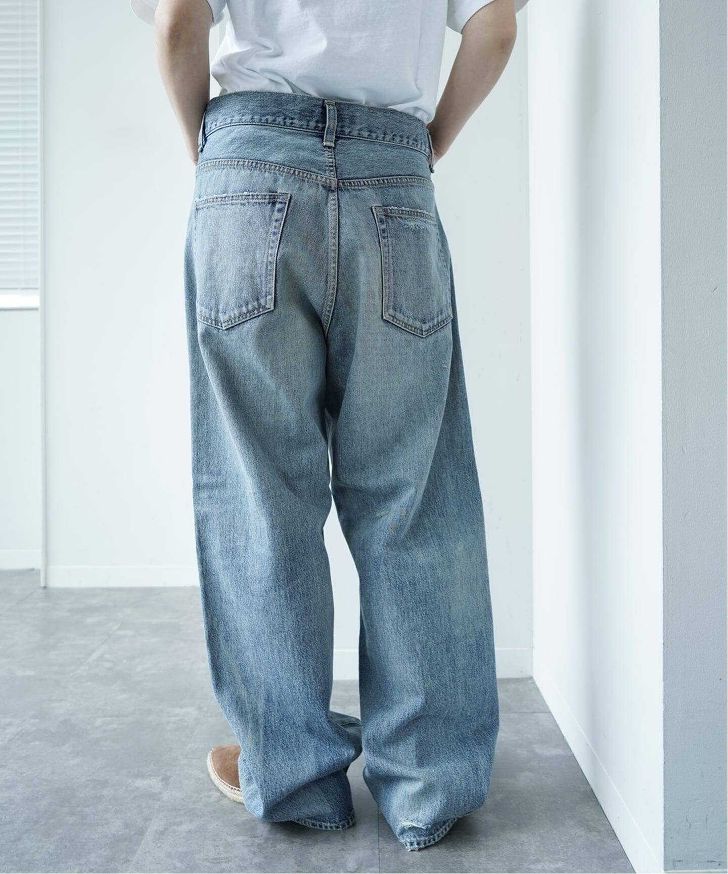 13OZ クラッシュダメージデニム（デニムパンツ・ジーンズ）｜journal