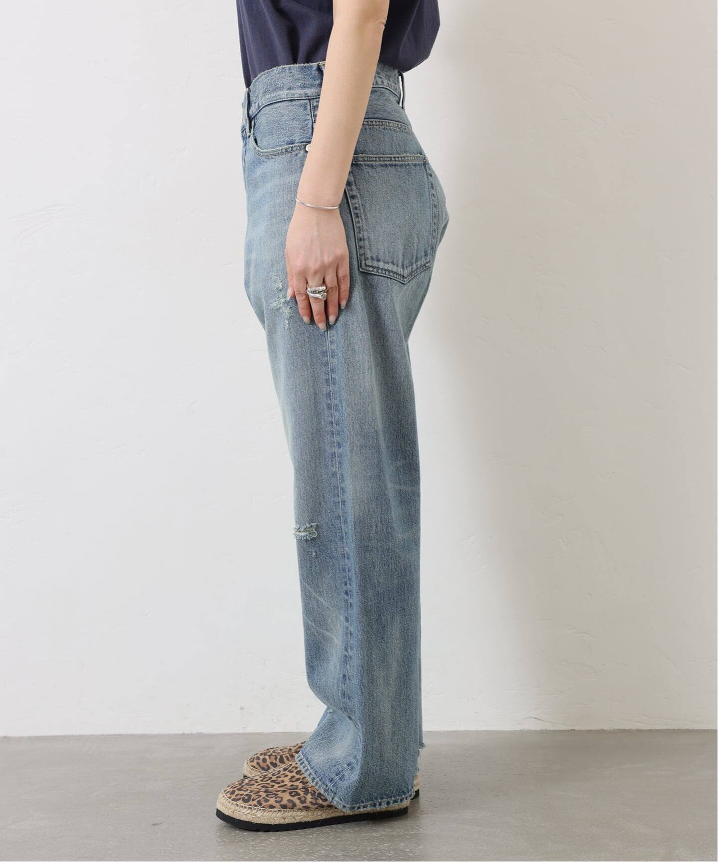 13OZ クラッシュダメージデニム（デニムパンツ・ジーンズ）｜journal