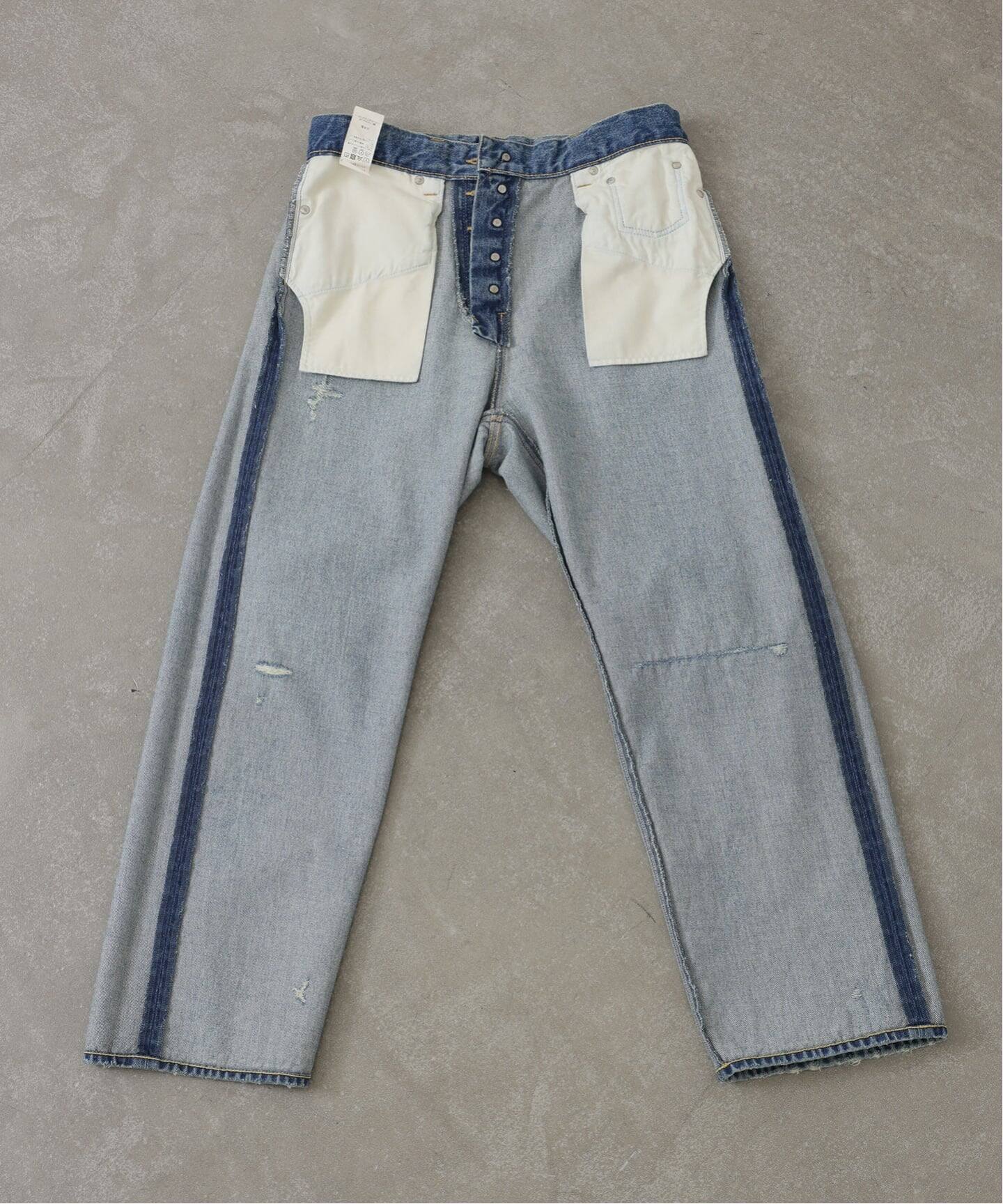 13OZ クラッシュダメージデニム（デニムパンツ・ジーンズ）｜journal
