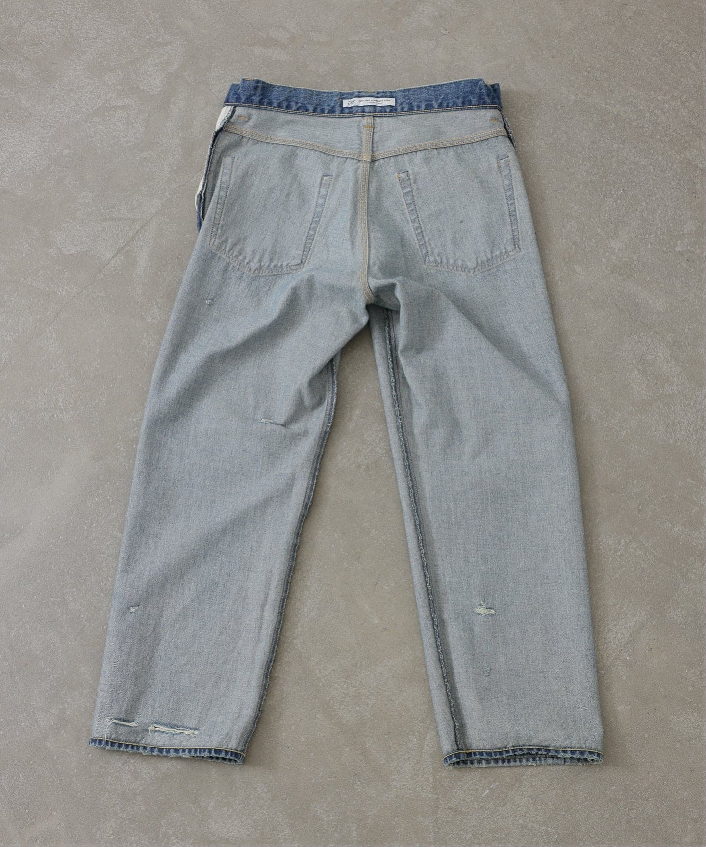 13OZ クラッシュダメージデニム（デニムパンツ・ジーンズ）｜journal