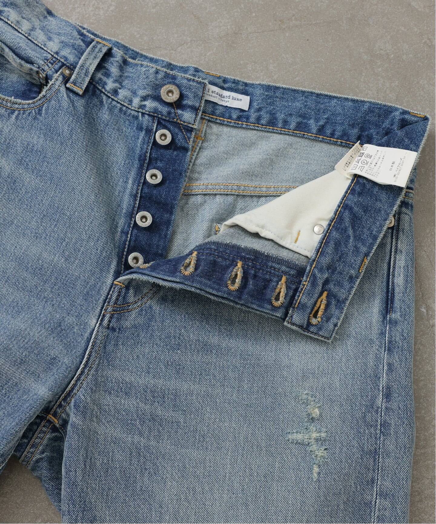 13OZ クラッシュダメージデニム（デニムパンツ・ジーンズ）｜journal