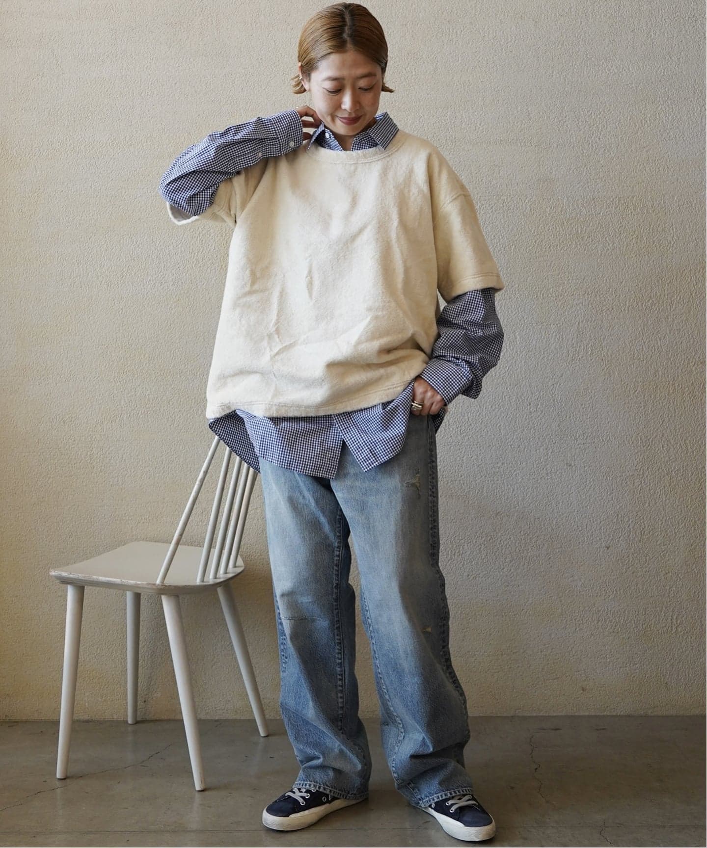 12OZ クラッシュダメージデニム（デニムパンツ・ジーンズ）｜journal