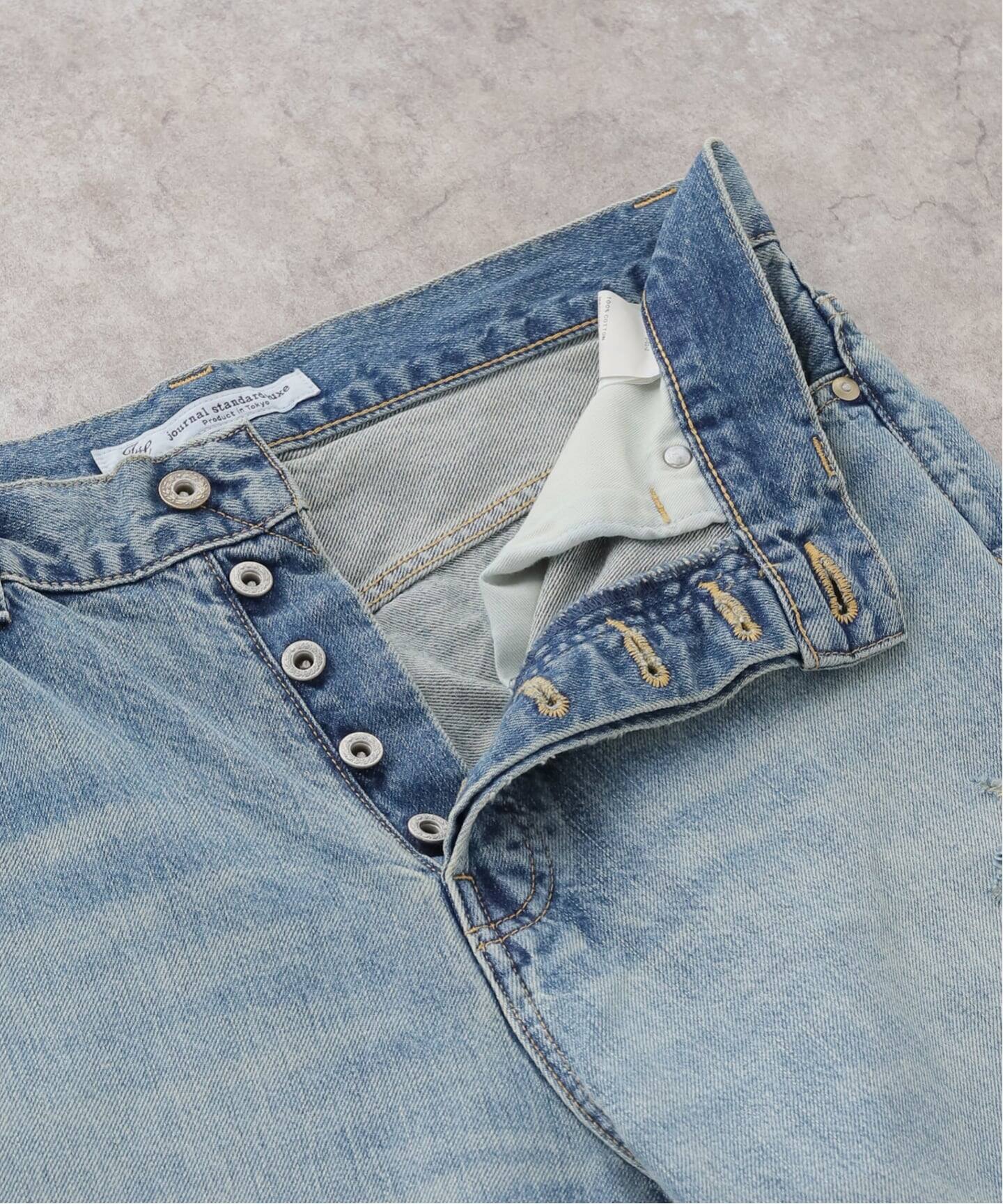 12OZ クラッシュダメージデニム（デニムパンツ・ジーンズ）｜journal 