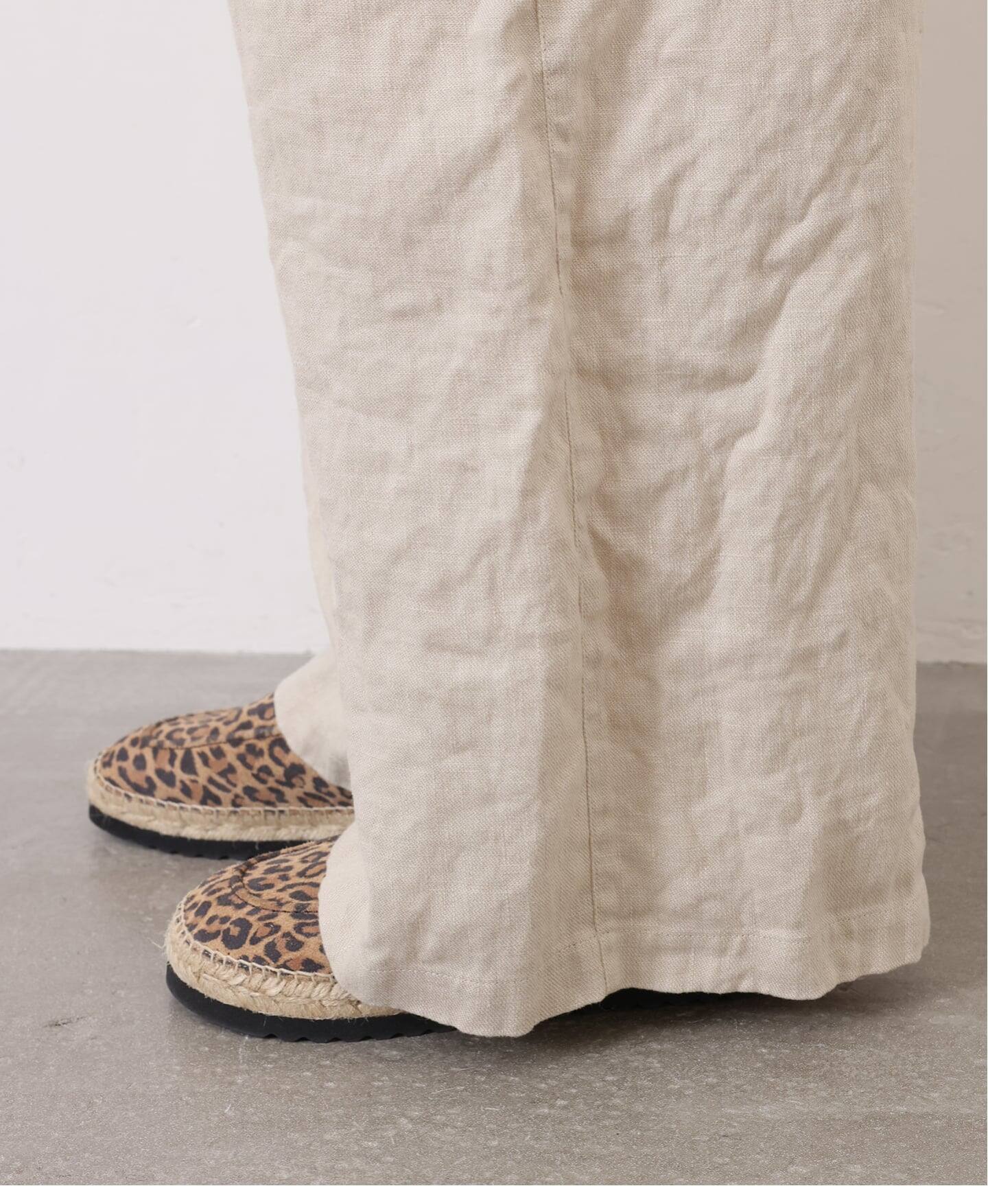 フレンチリネンツイル ラップパンツ（その他パンツ）｜journal