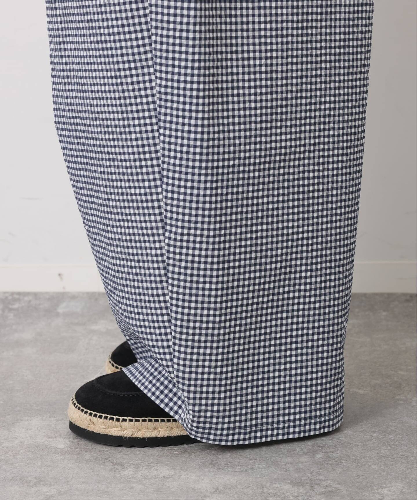 24SS journal standard luxe イージーワイドパンツ M サッカーワイドイージーパンツ（その他パンツ）｜journal standard