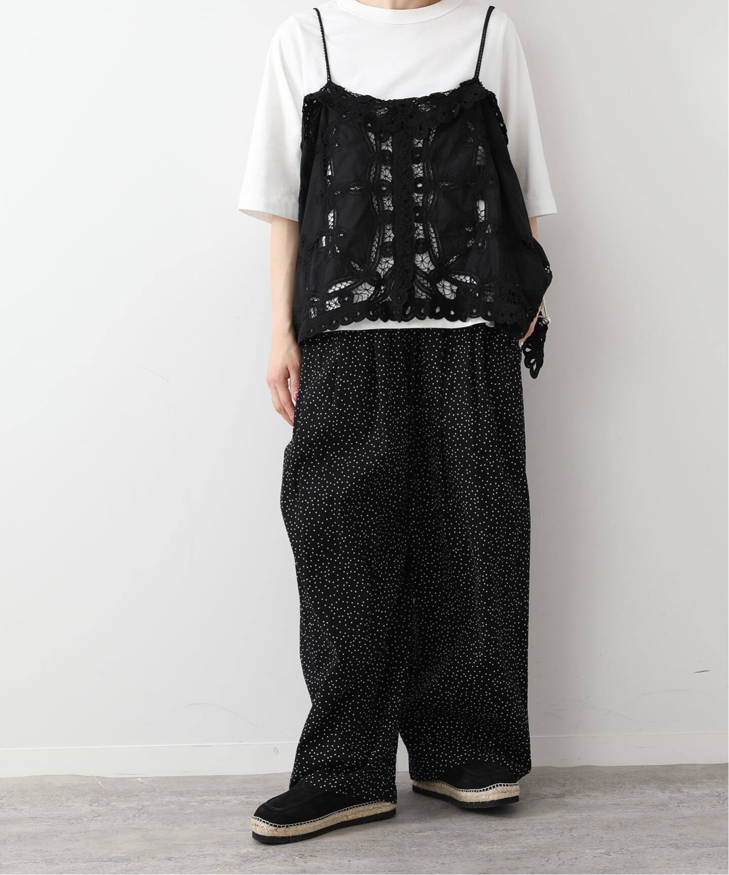 ドットプリントフロントタックパンツ（その他パンツ）｜journal