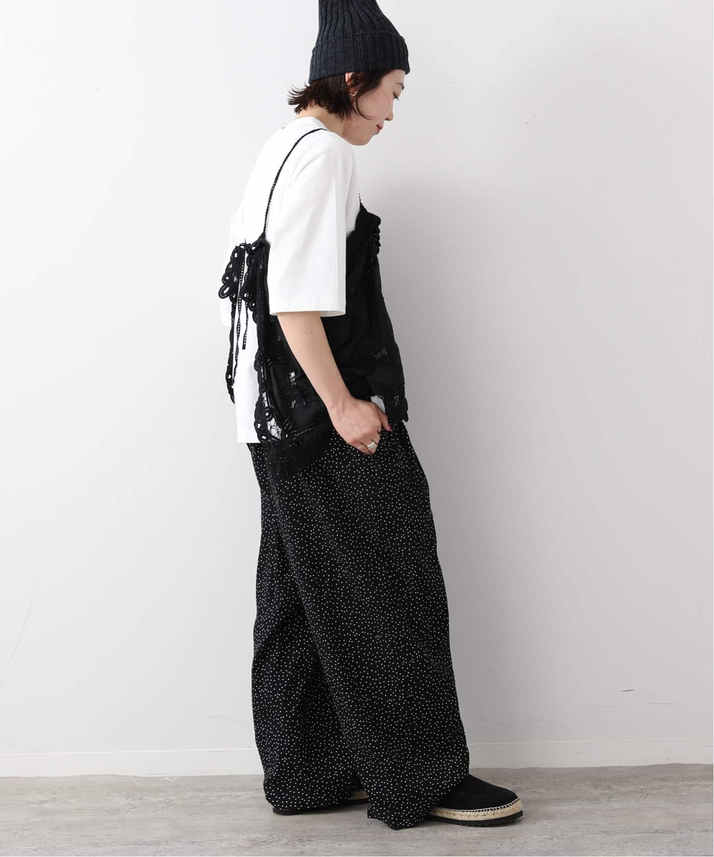 ドットプリントフロントタックパンツ（その他パンツ）｜journal