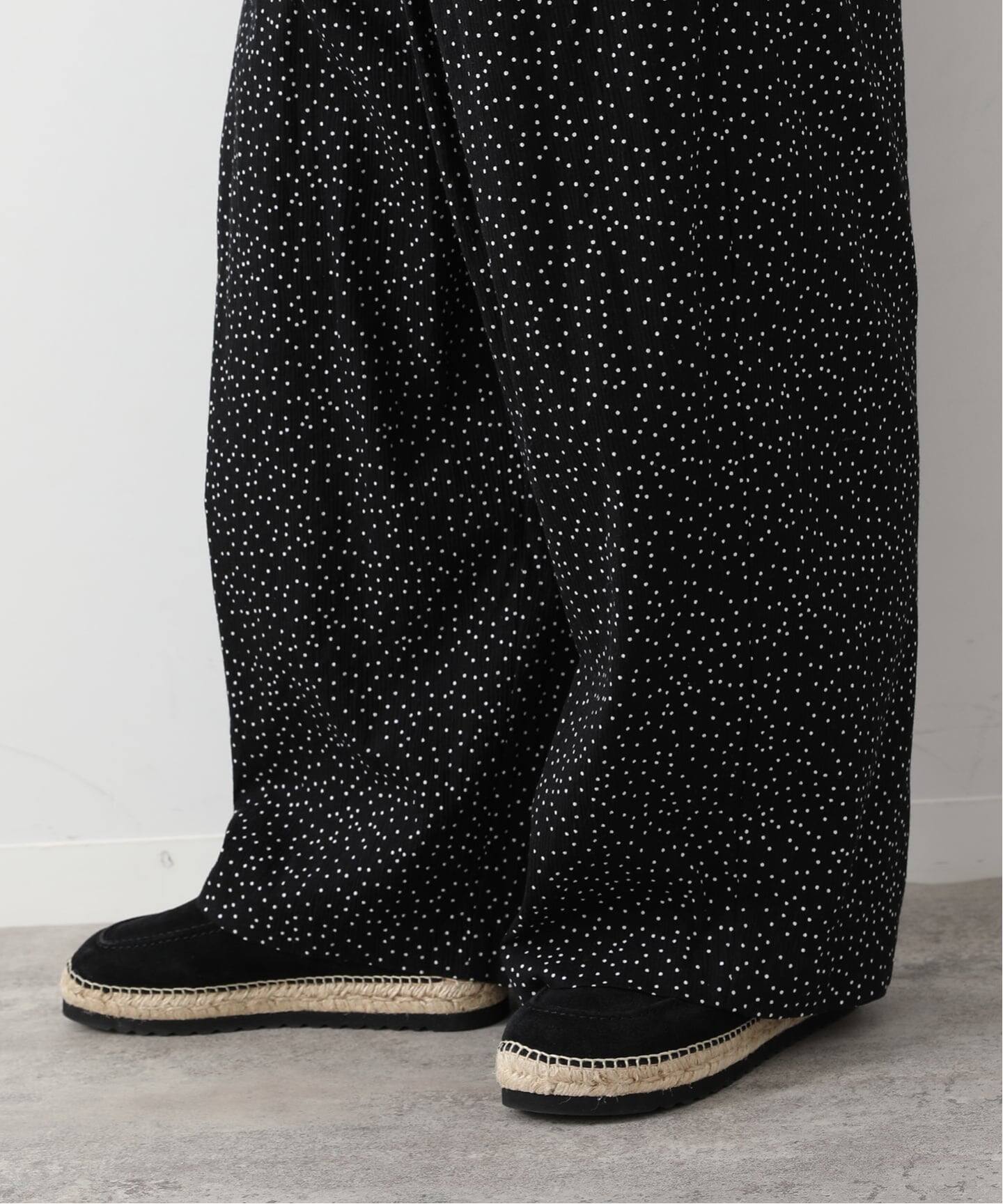 ドットプリントフロントタックパンツ（その他パンツ）｜journal
