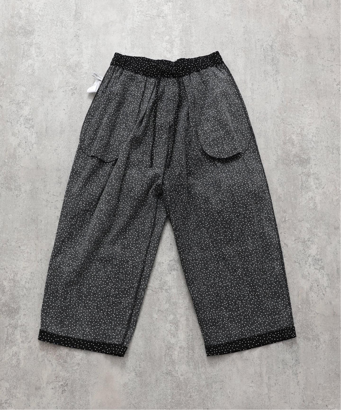 ドットプリントフロントタックパンツ（その他パンツ）｜journal