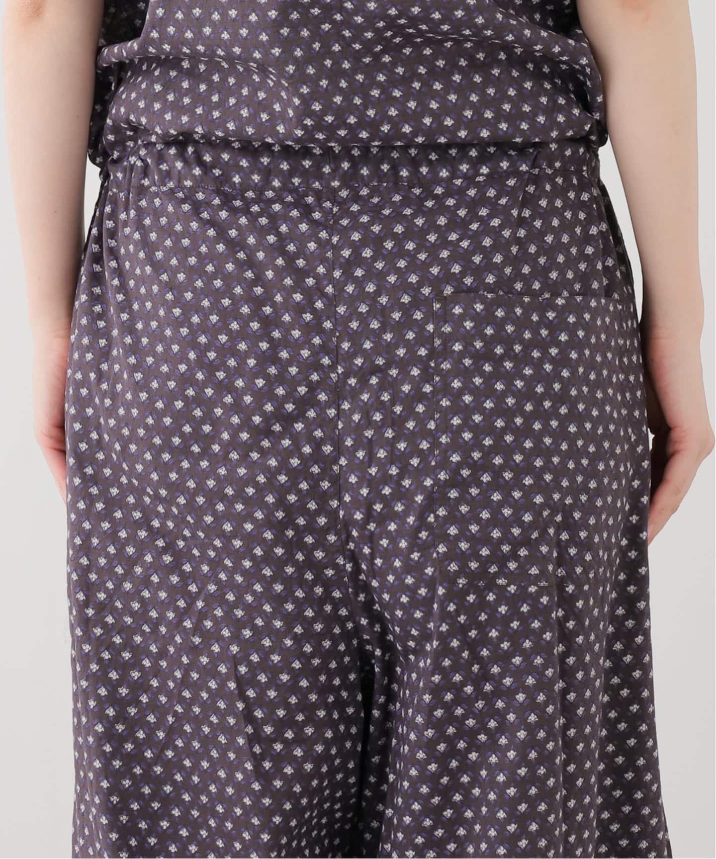 ジャーナルスタンダードラックス　別注　ソイルSOIL 花柄　オールインワン SOIL】 FLOWER PRINT NO/SL OVERALLS（つなぎ／オールインワン